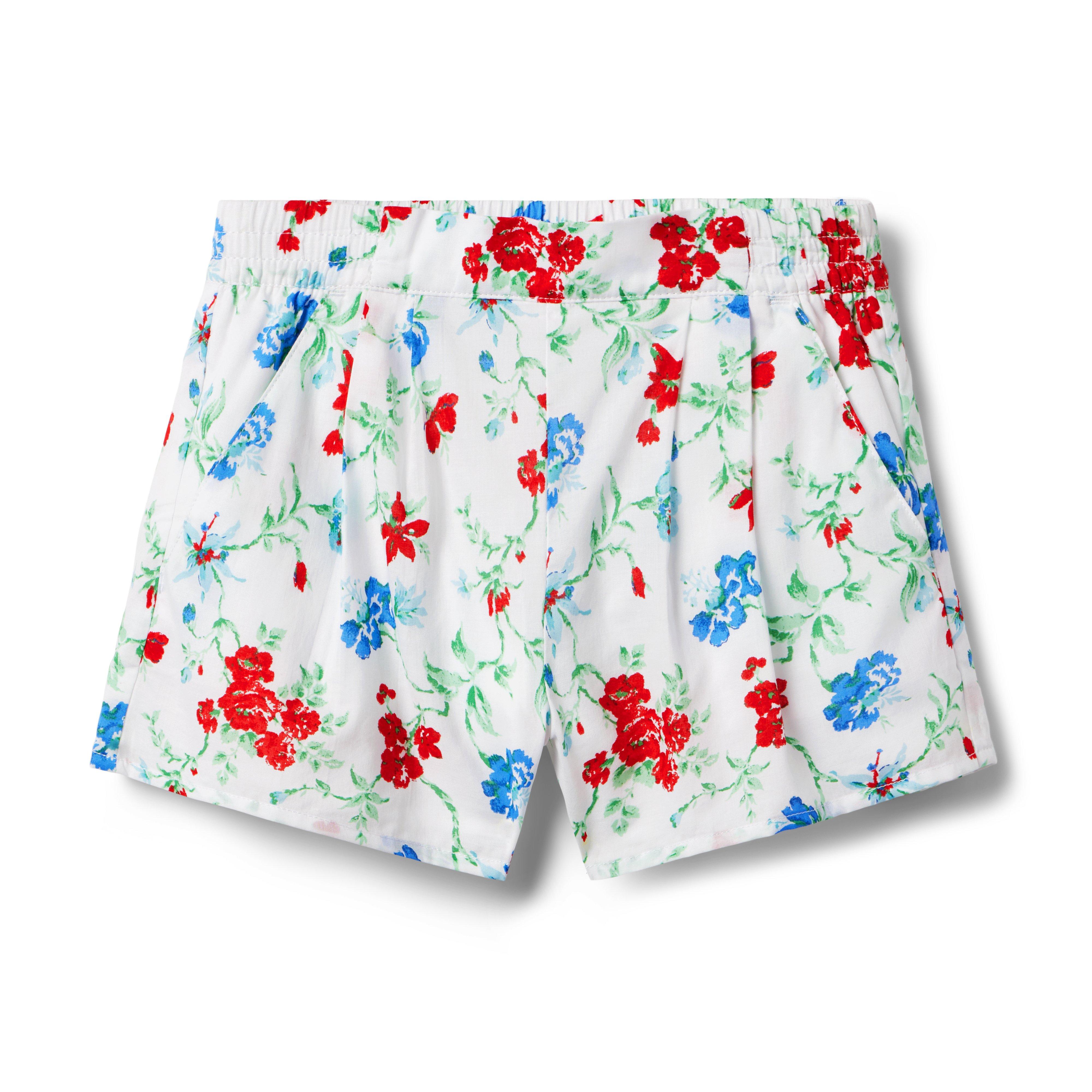 Floral Pull-On Short