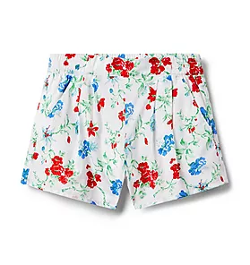 Floral Pull-On Short