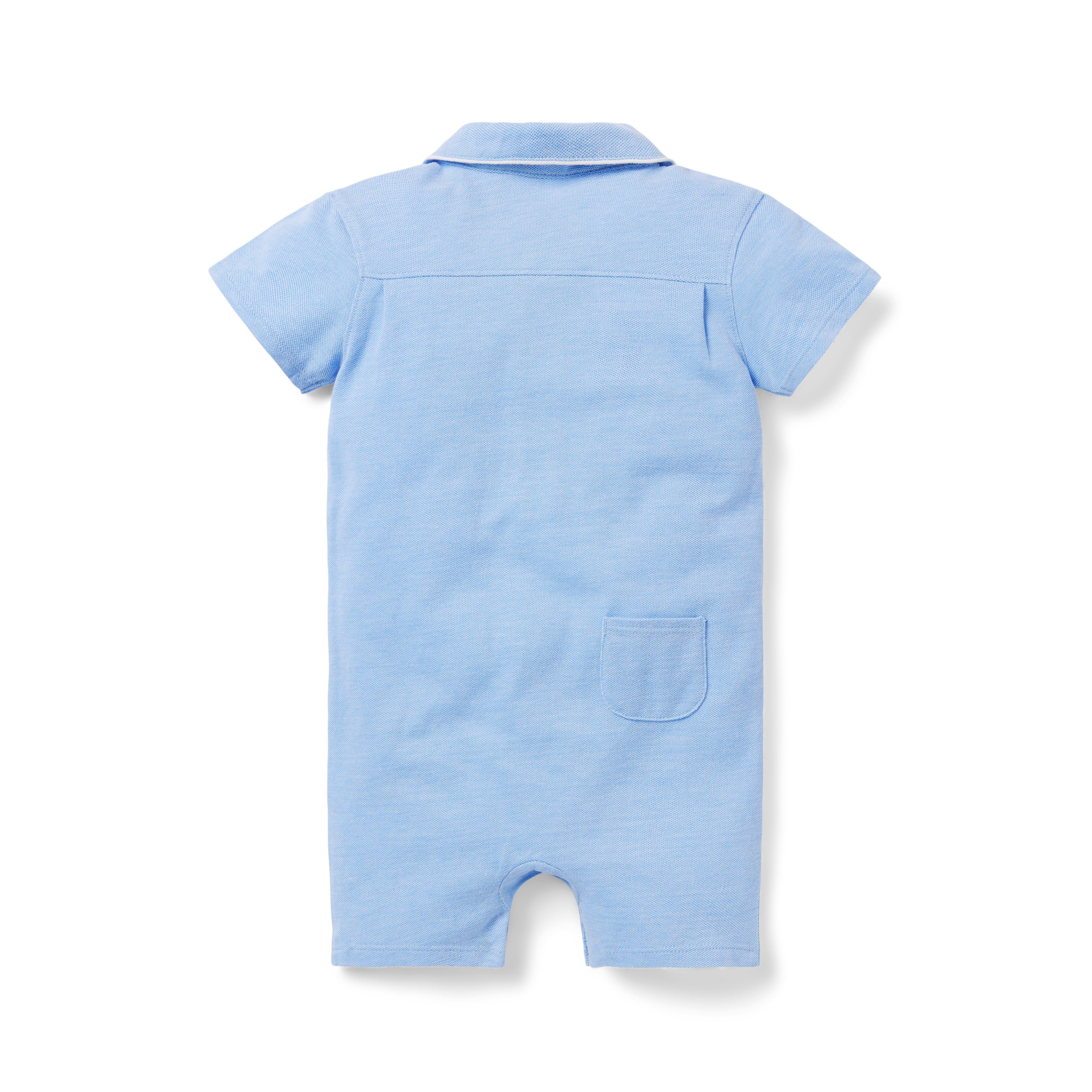 Baby Bunny Pique Polo Romper