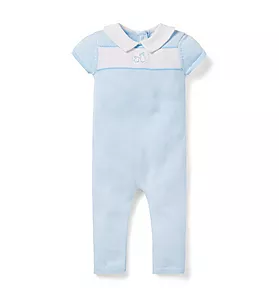 Baby Embroidered Bunny One-Piece