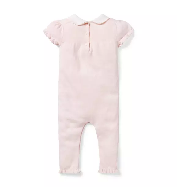 Baby Embroidered Bunny One-Piece image number 1