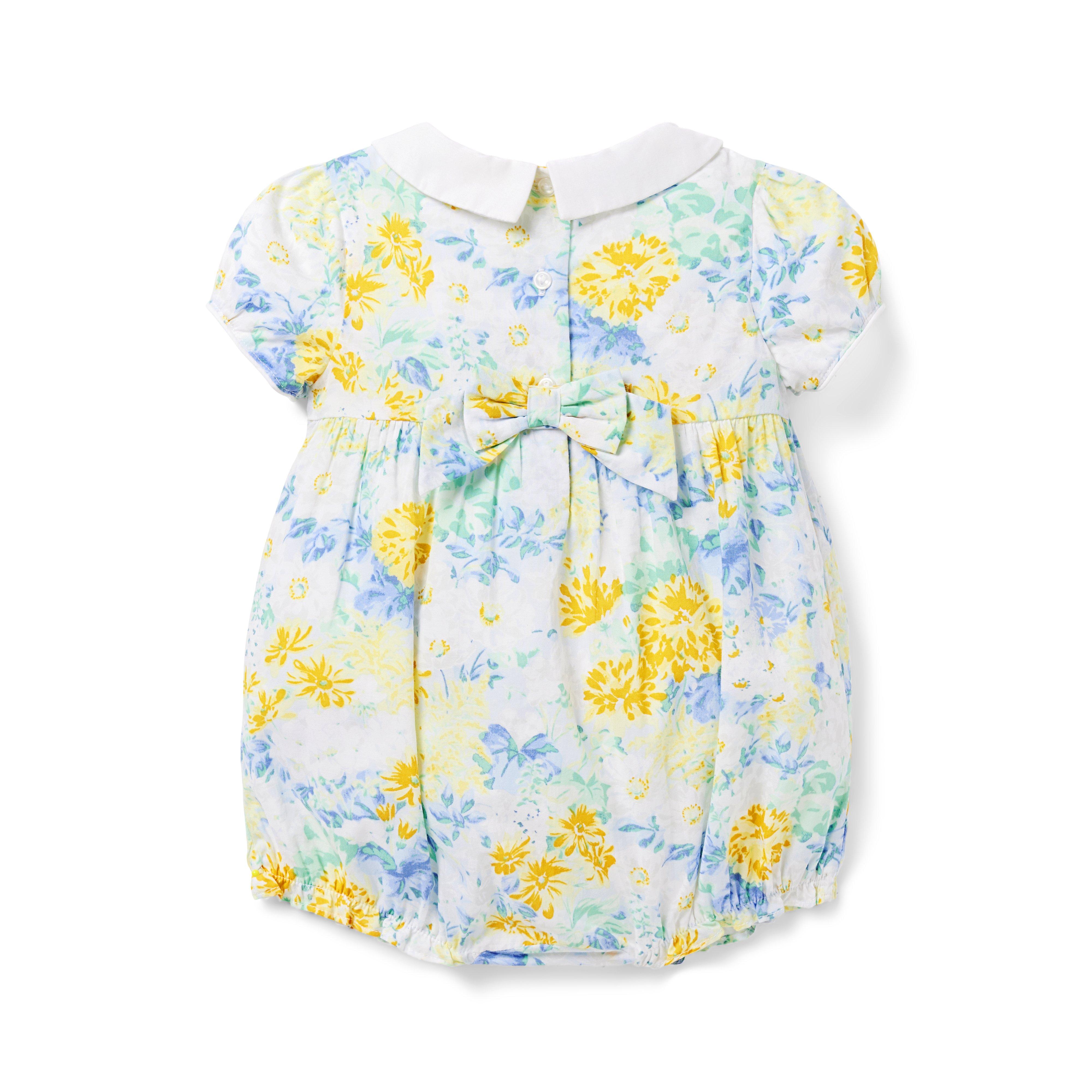 The Charlotte Smocked Baby Romper  image number 1