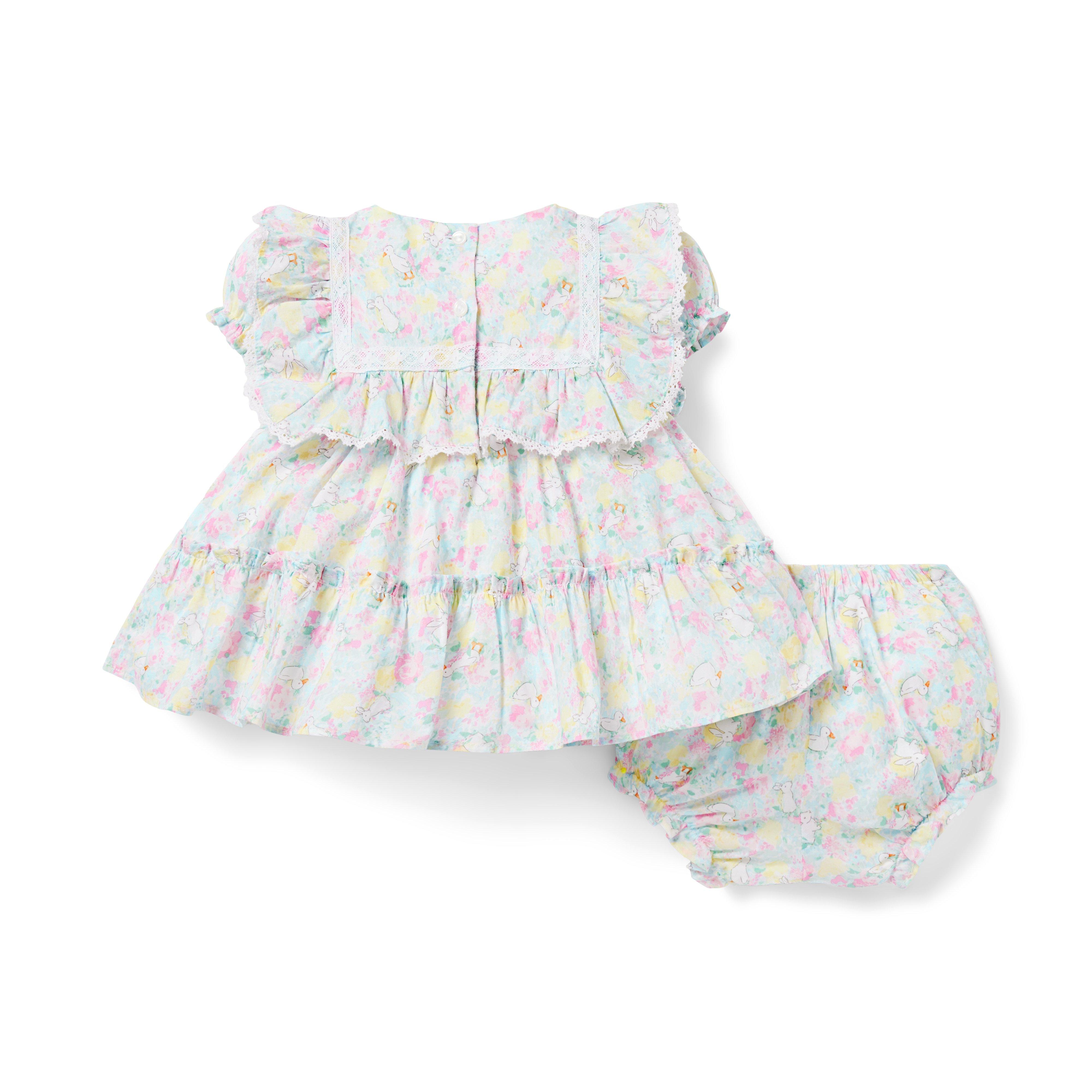 Baby Floral Ruffle Matching Set image number 1