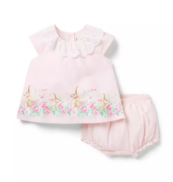 Baby Floral Bunny Matching Set image number 0