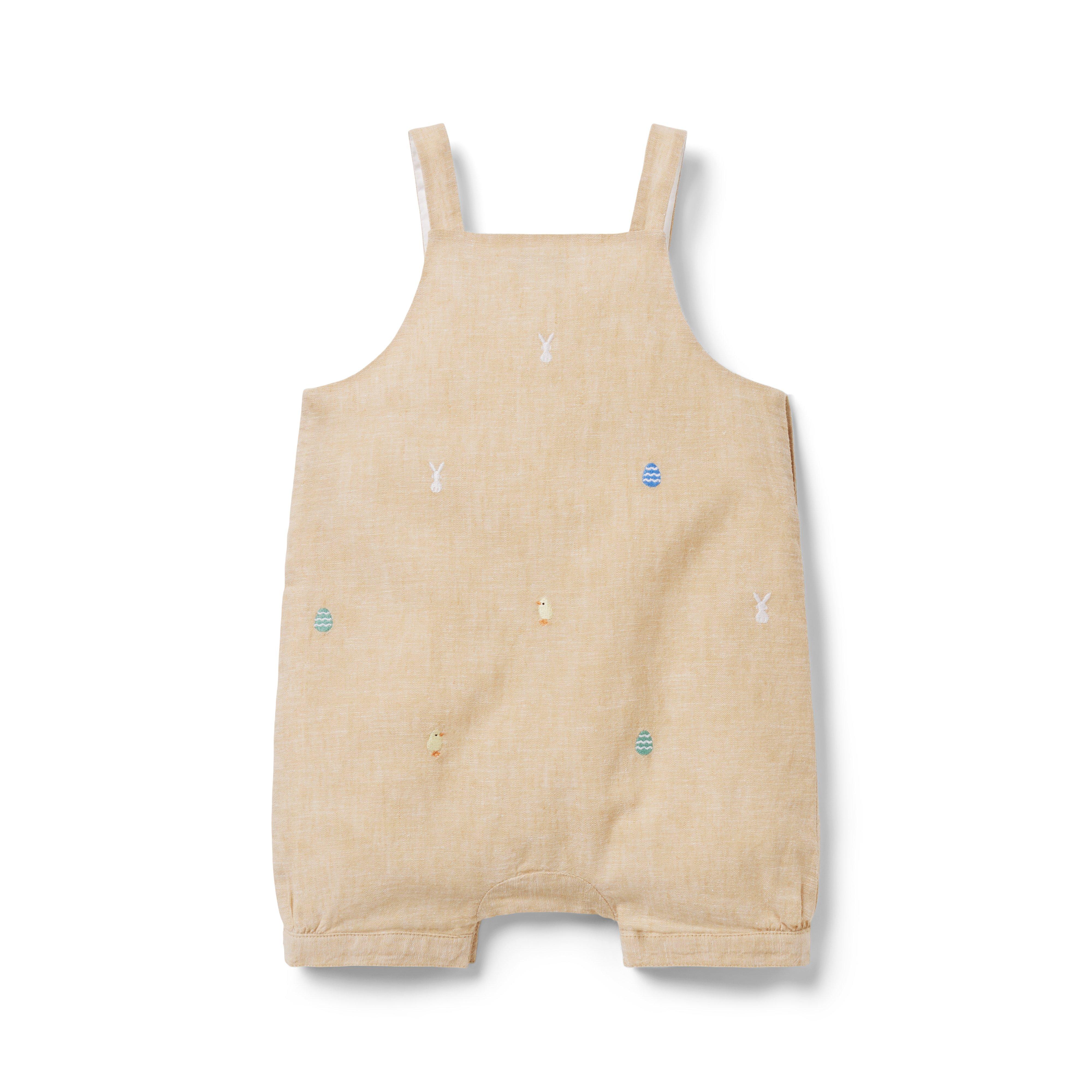 Baby Embroidered Easter Icon Overall image number 1