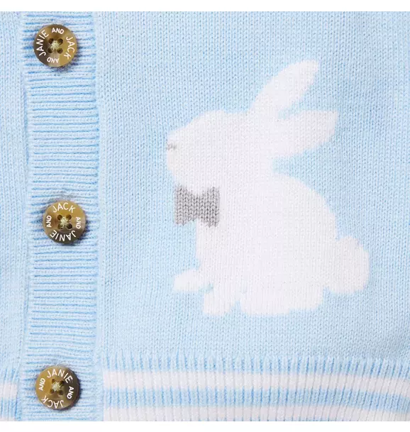 The Bunny Shawl Collar Baby Cardigan image number 2