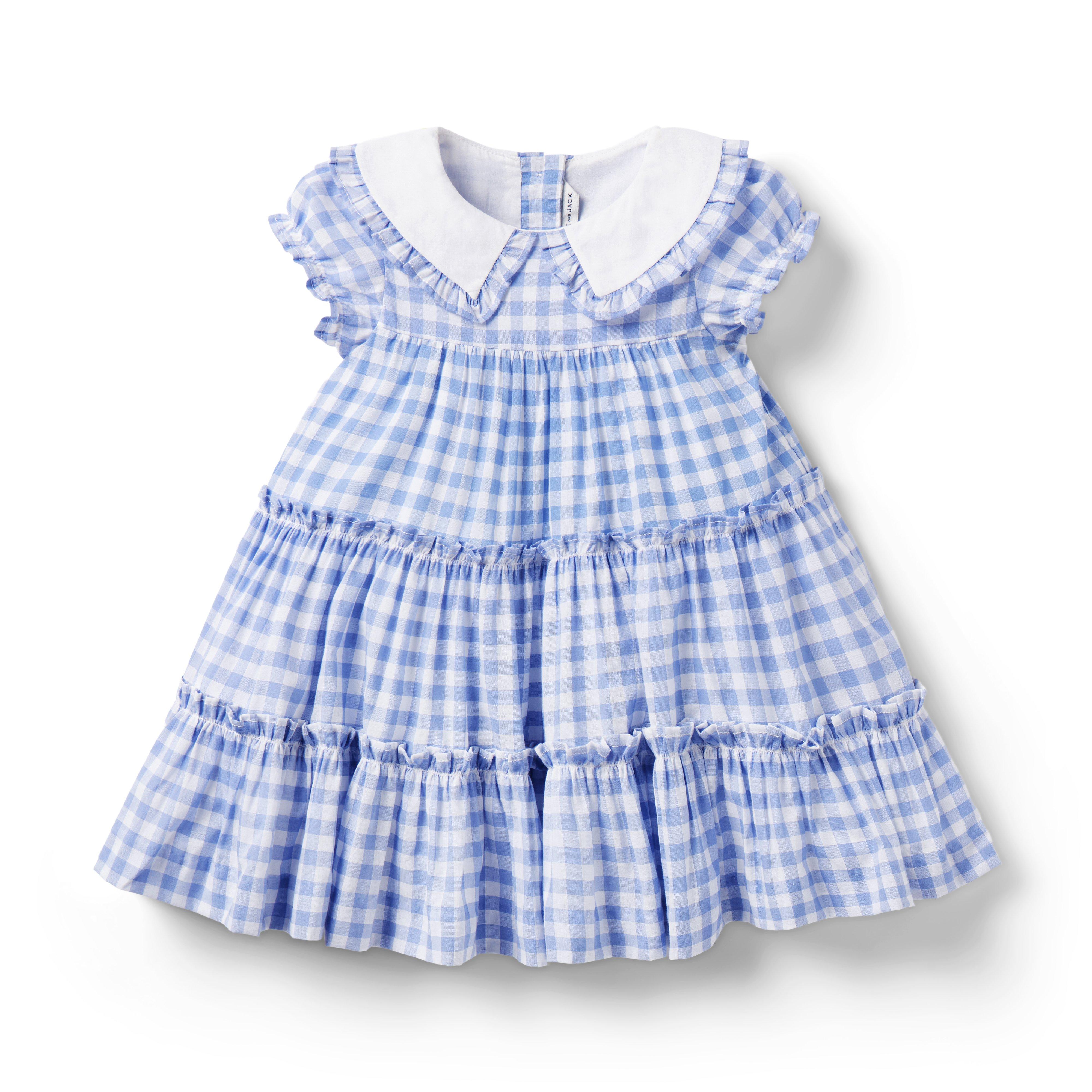 Baby Gingham Collared Dress