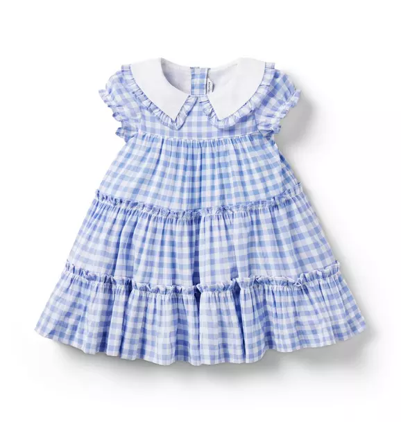 Baby Gingham Collared Dress image number 0