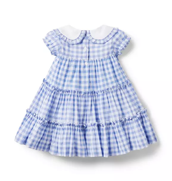 Baby Gingham Collared Dress image number 1