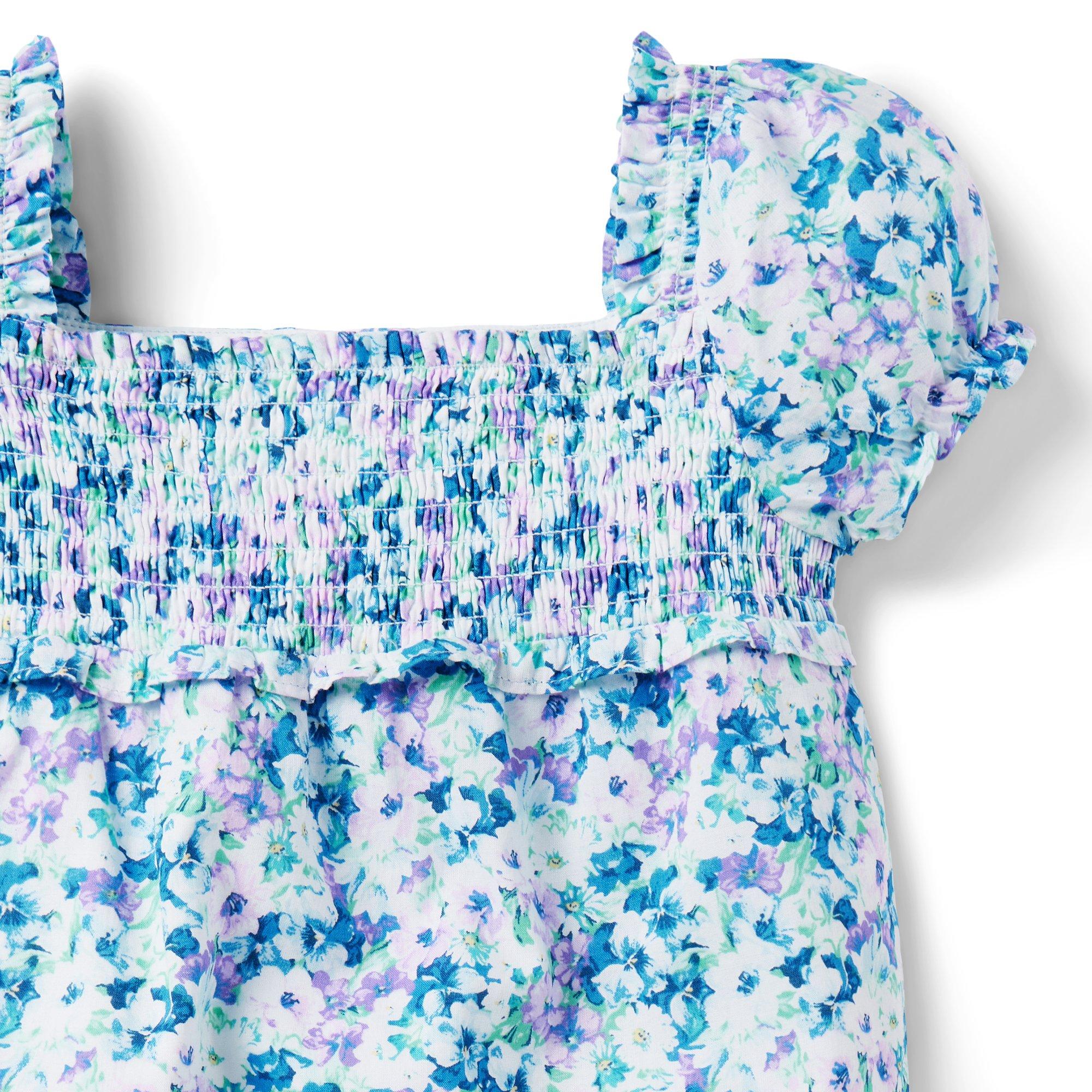 The Lily Smocked Baby Romper image number 2