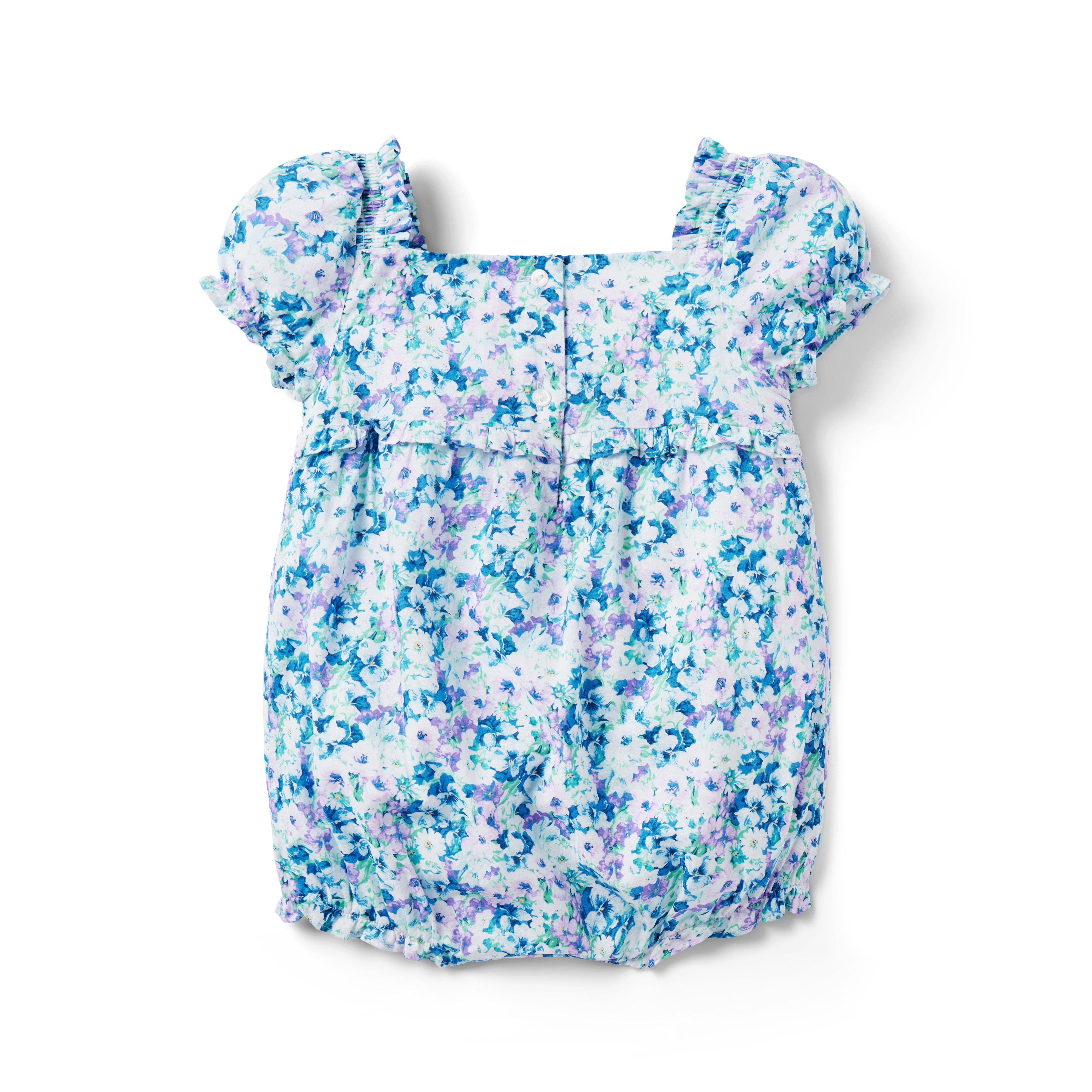 The Lily Smocked Baby Romper image number 1