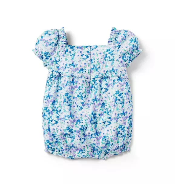The Lily Smocked Baby Romper image number 1