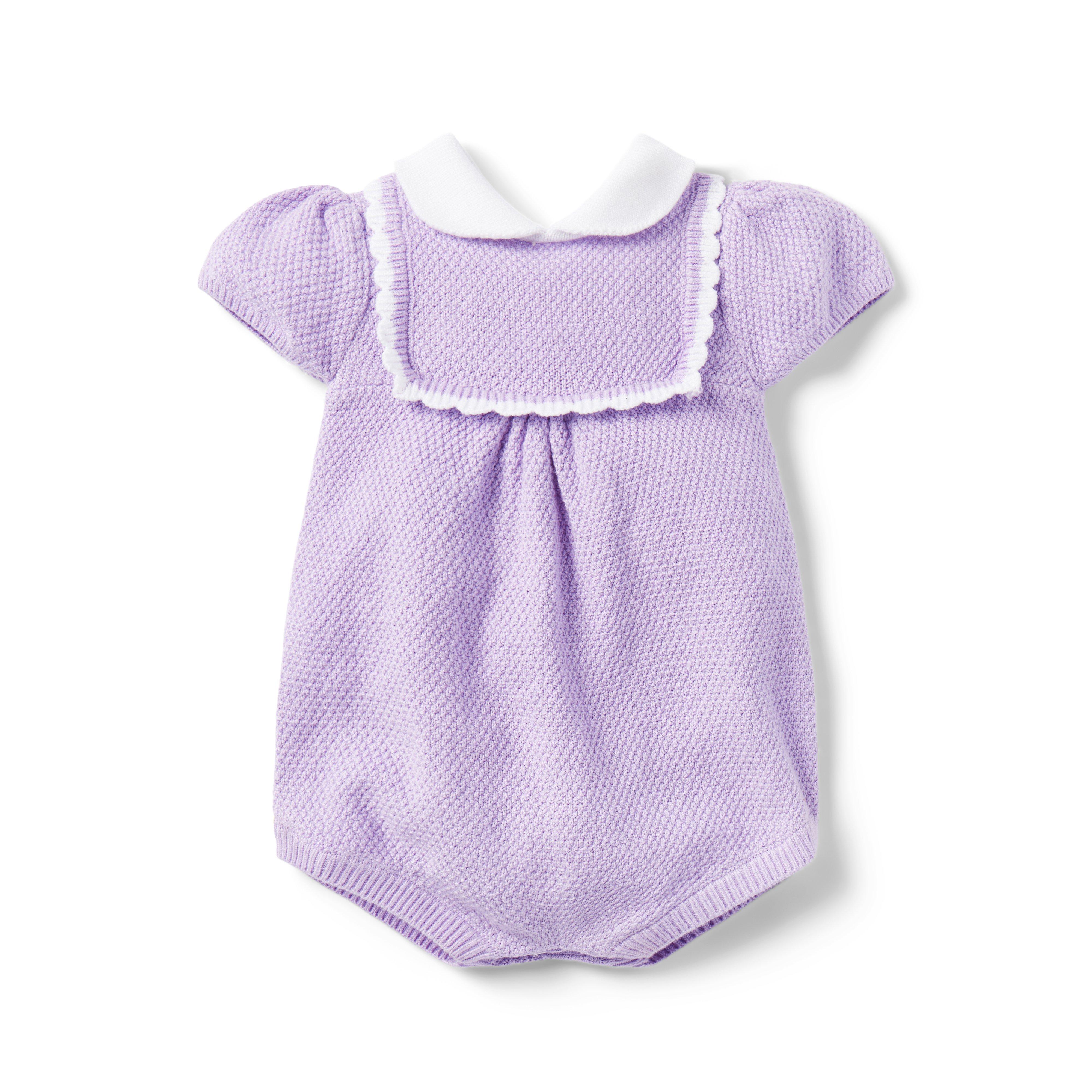 Baby Collared Sweater Romper