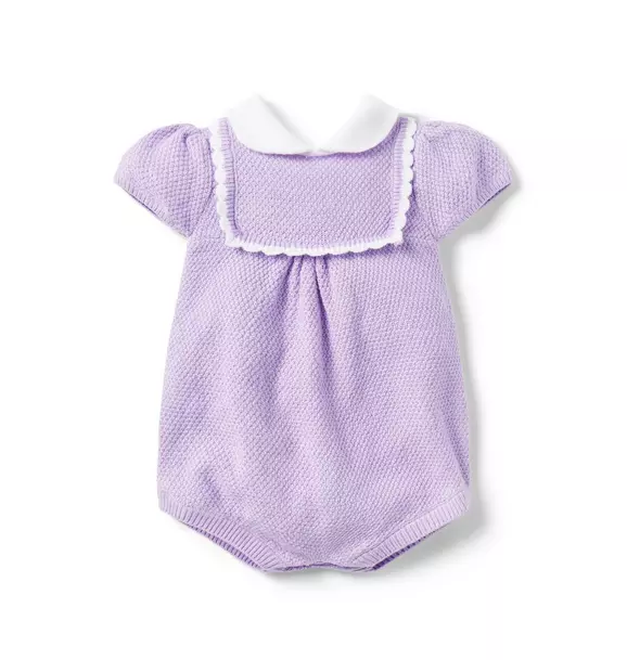 Baby Collared Sweater Romper image number 0