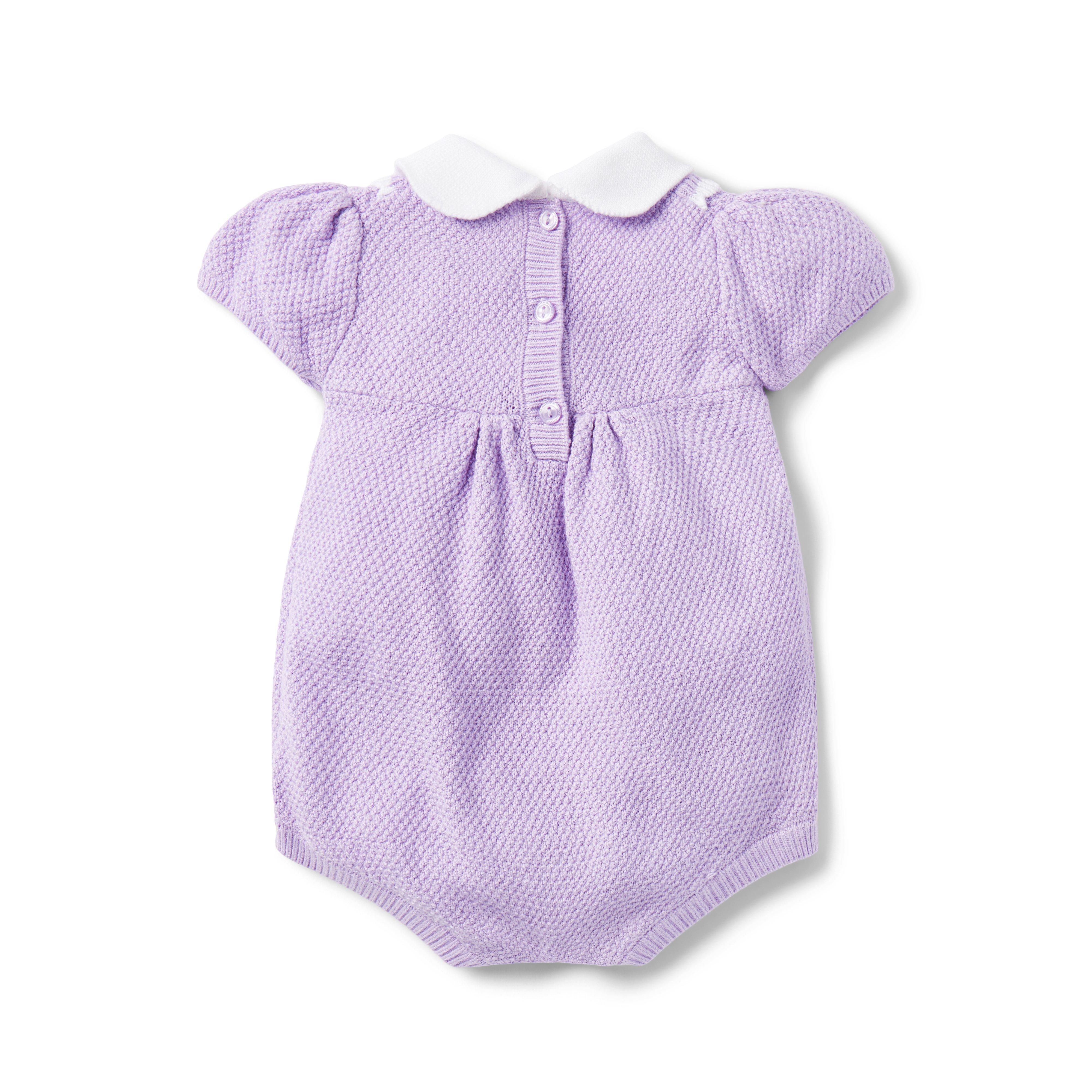 Baby Collared Sweater Romper image number 1