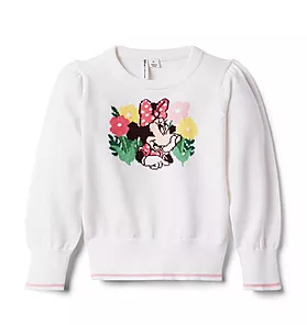 Disney Minnie Mouse Flower Sweater