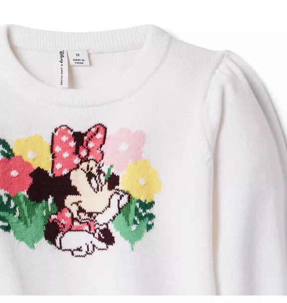 Disney Minnie Mouse Flower Sweater image number 3