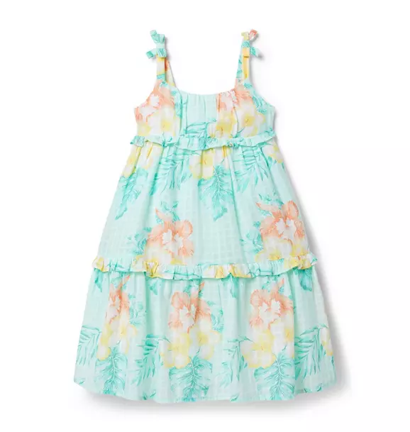 Hibiscus Tiered Sundress image number 0