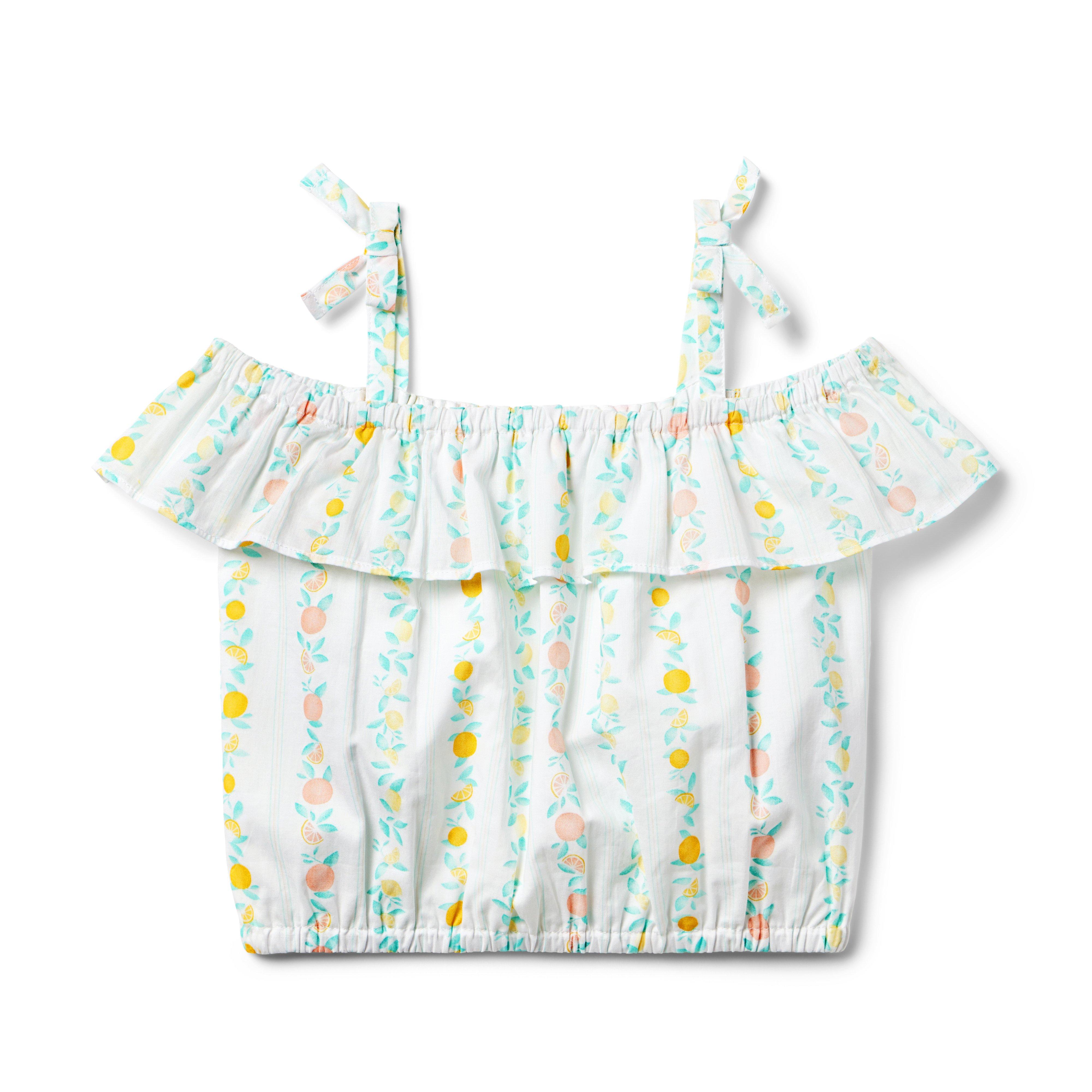 Girl White Bow Cami by Janie and Jack