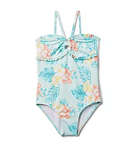 Recycled Hibiscus Swimsuit