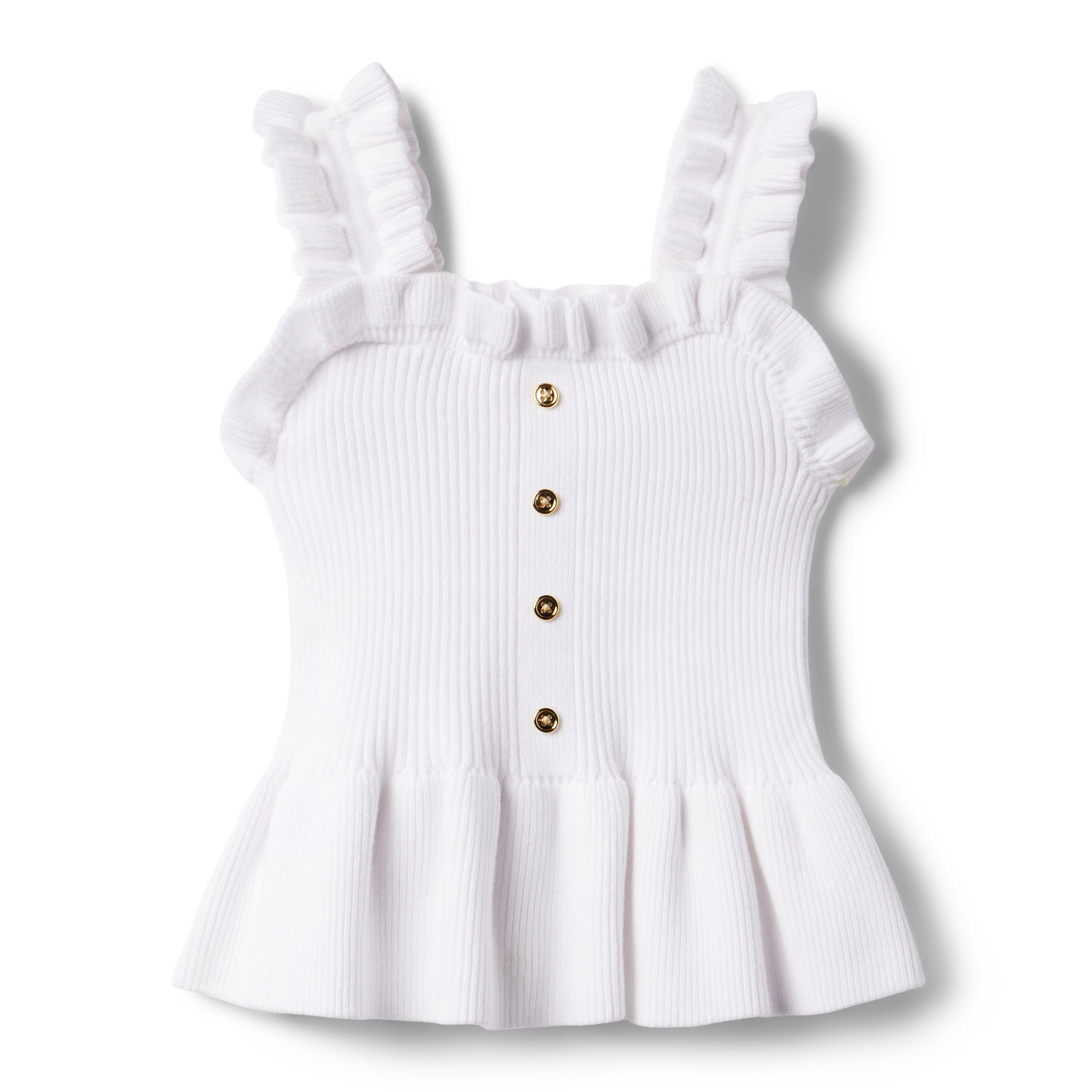 Ruffle Peplum Sweater Top image number 0