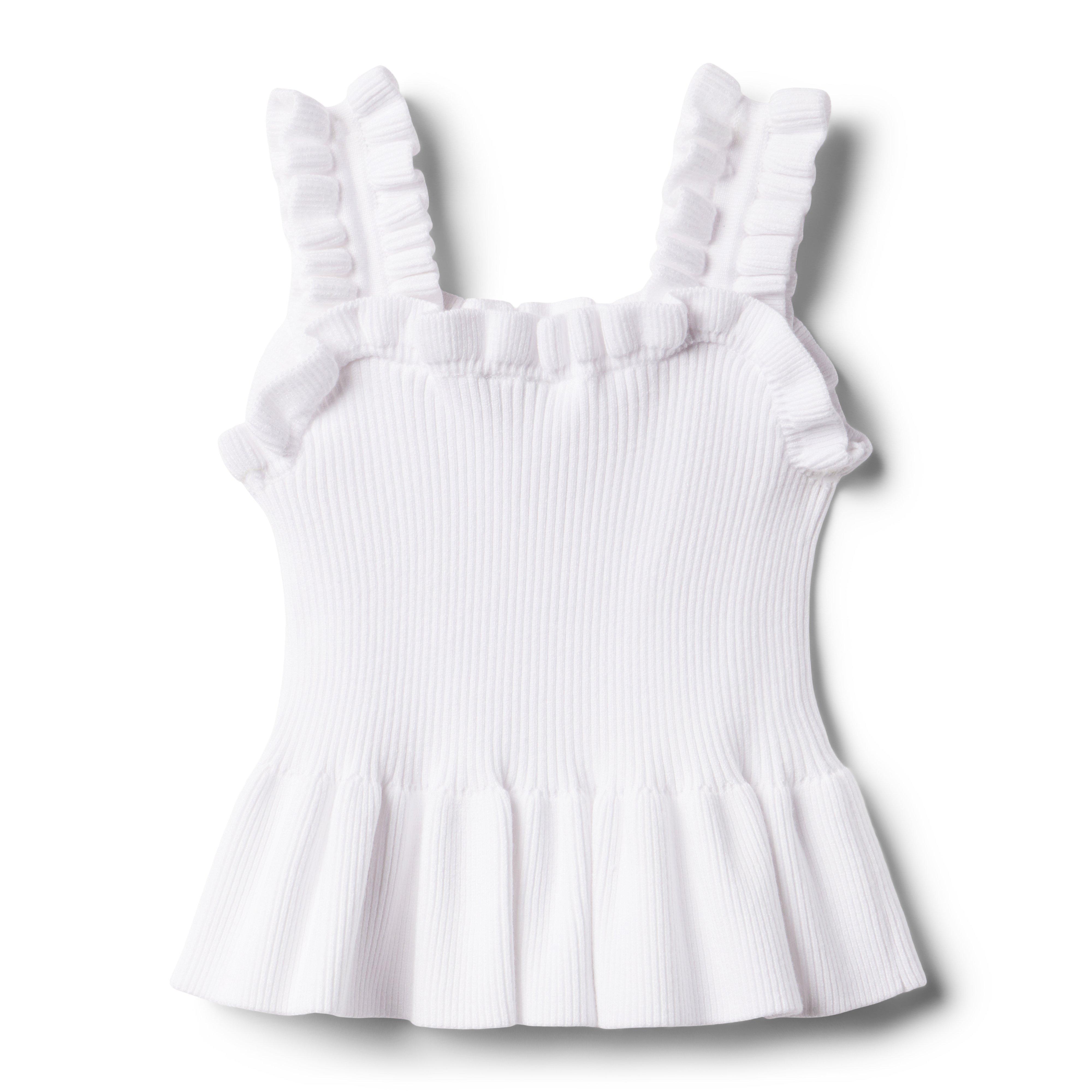 Ruffle Peplum Sweater Top image number 1