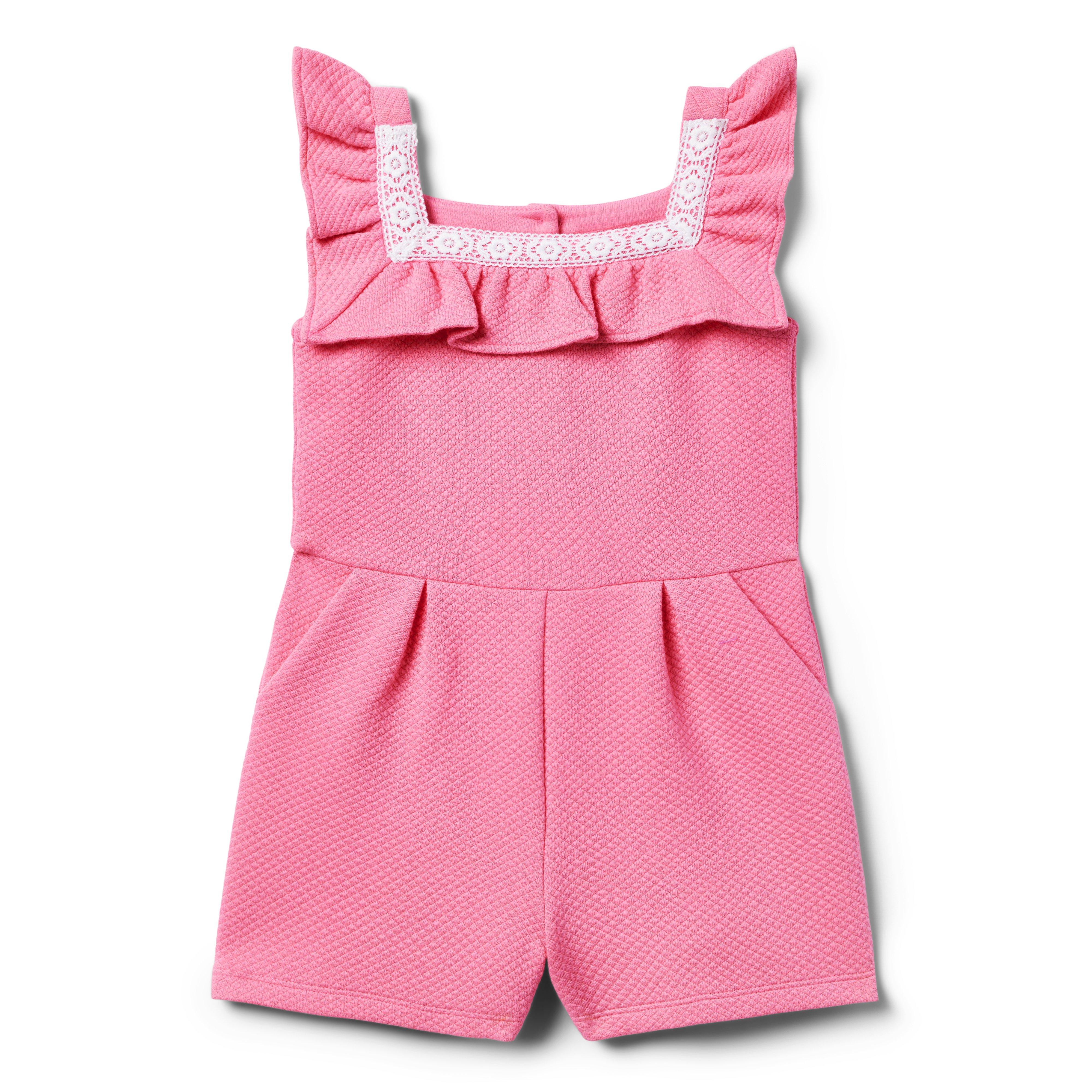 Ruffle Quilted Romper image number 0