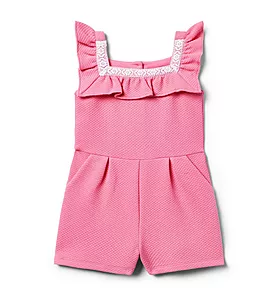 Ruffle Quilted Romper