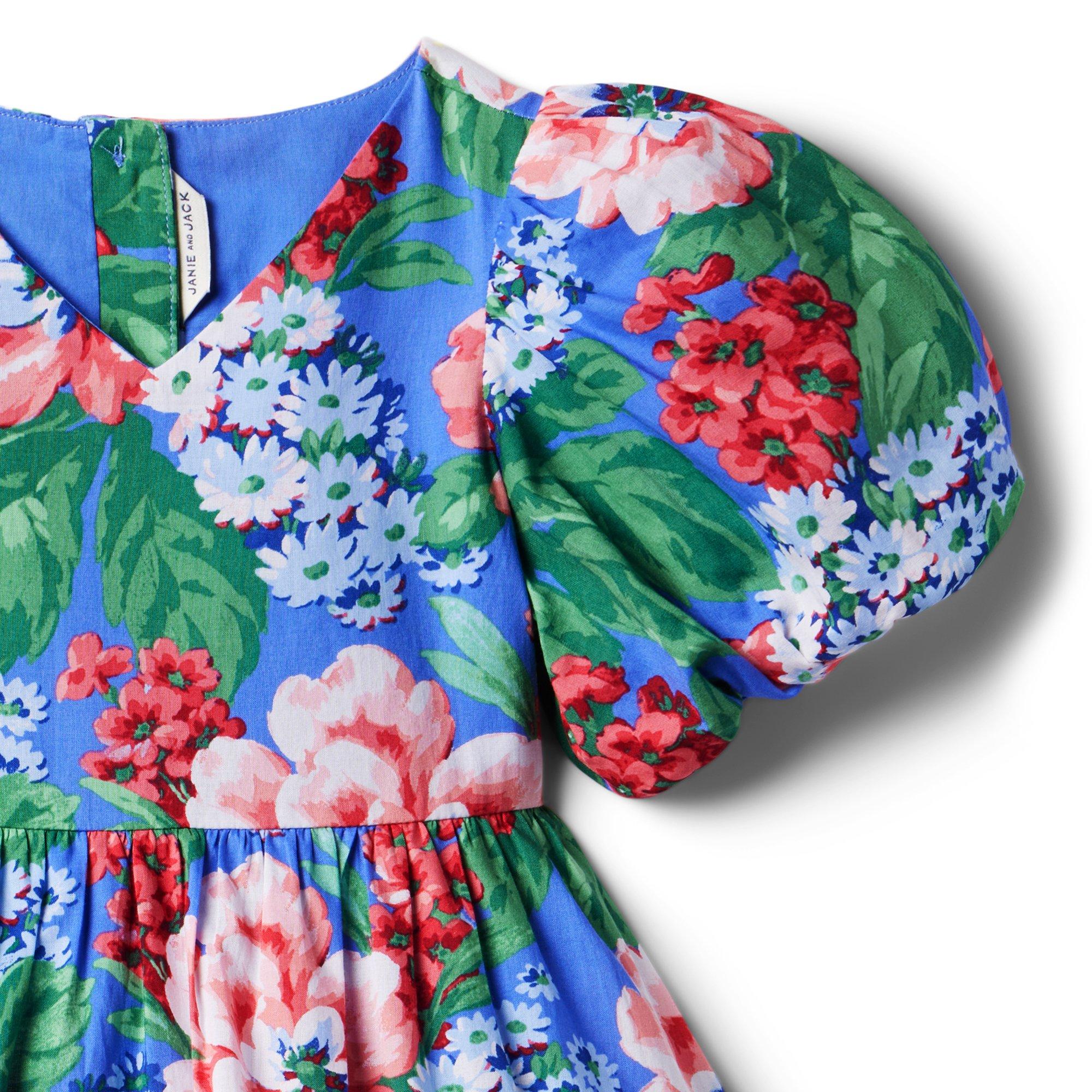 Floral Puff Sleeve Dress image number 3