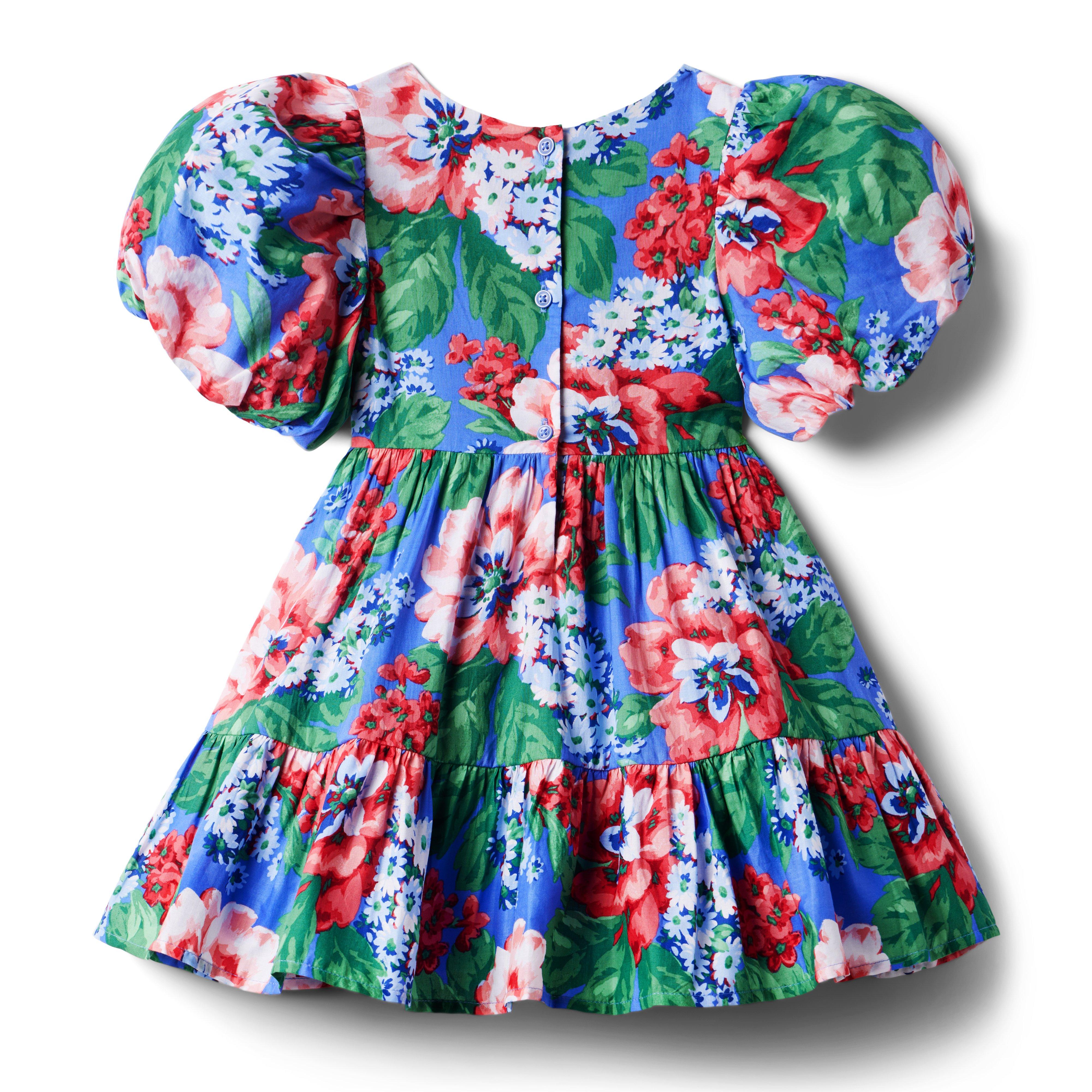 Floral Puff Sleeve Dress image number 1