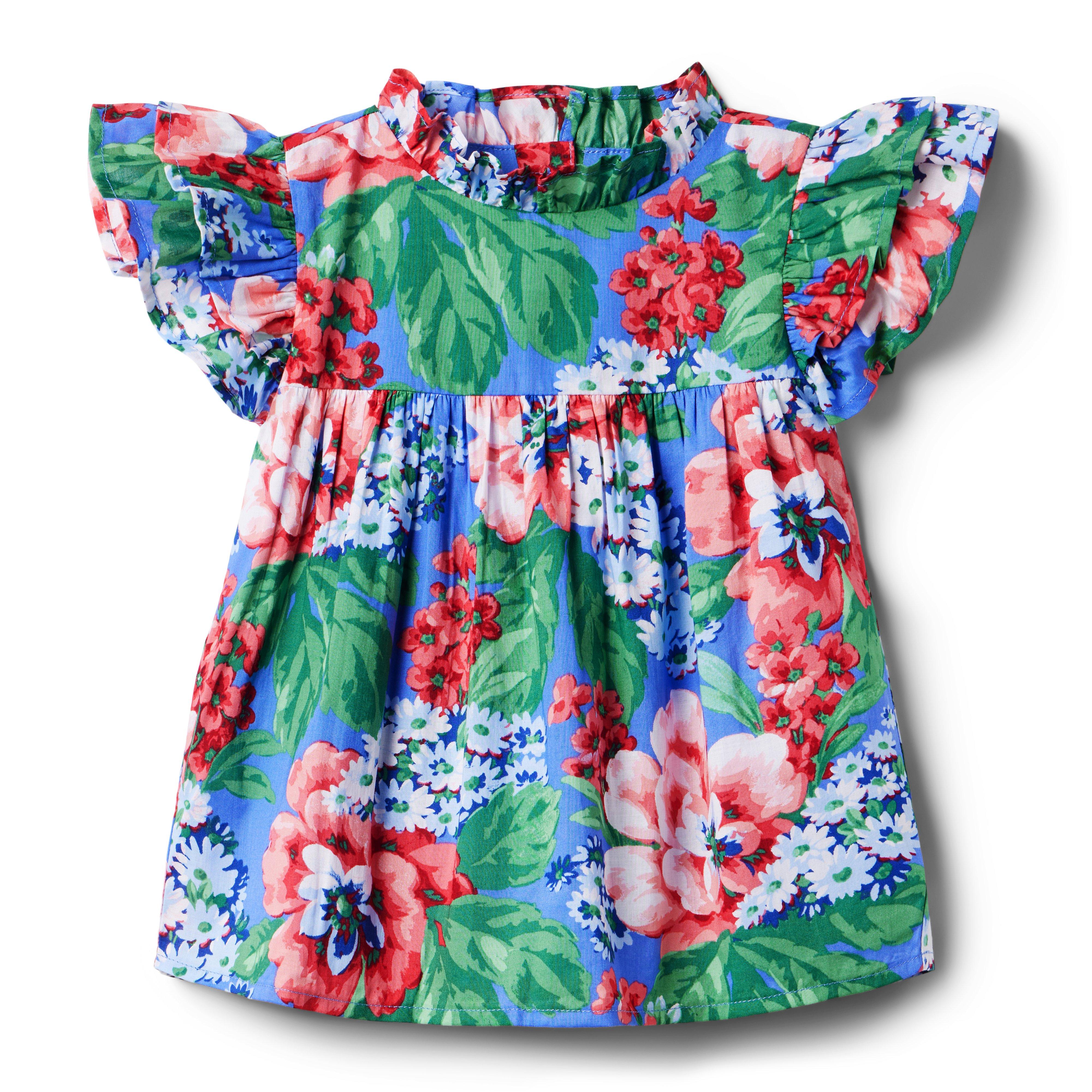 Floral Ruffle Sleeve Top image number 0