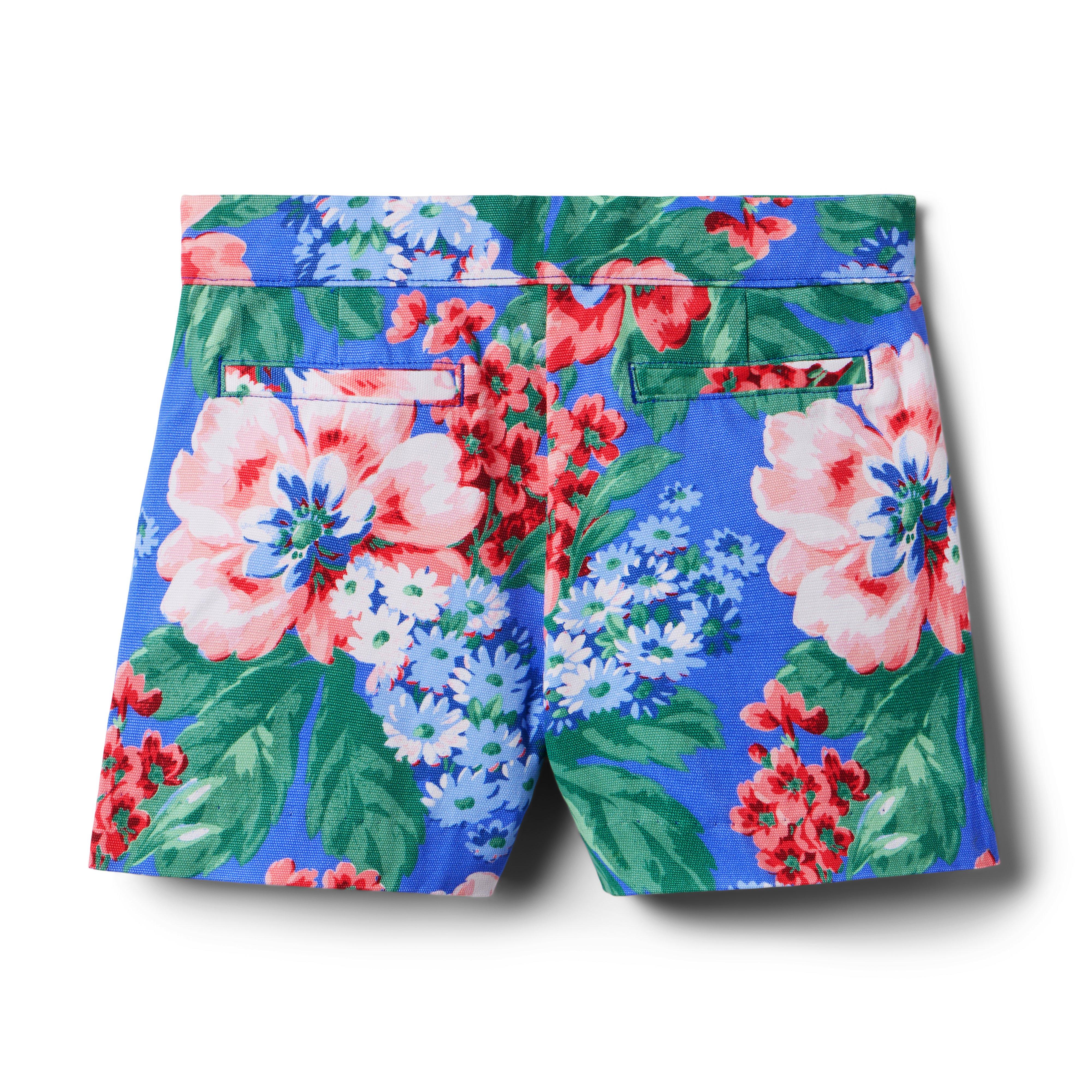 Floral Canvas Short