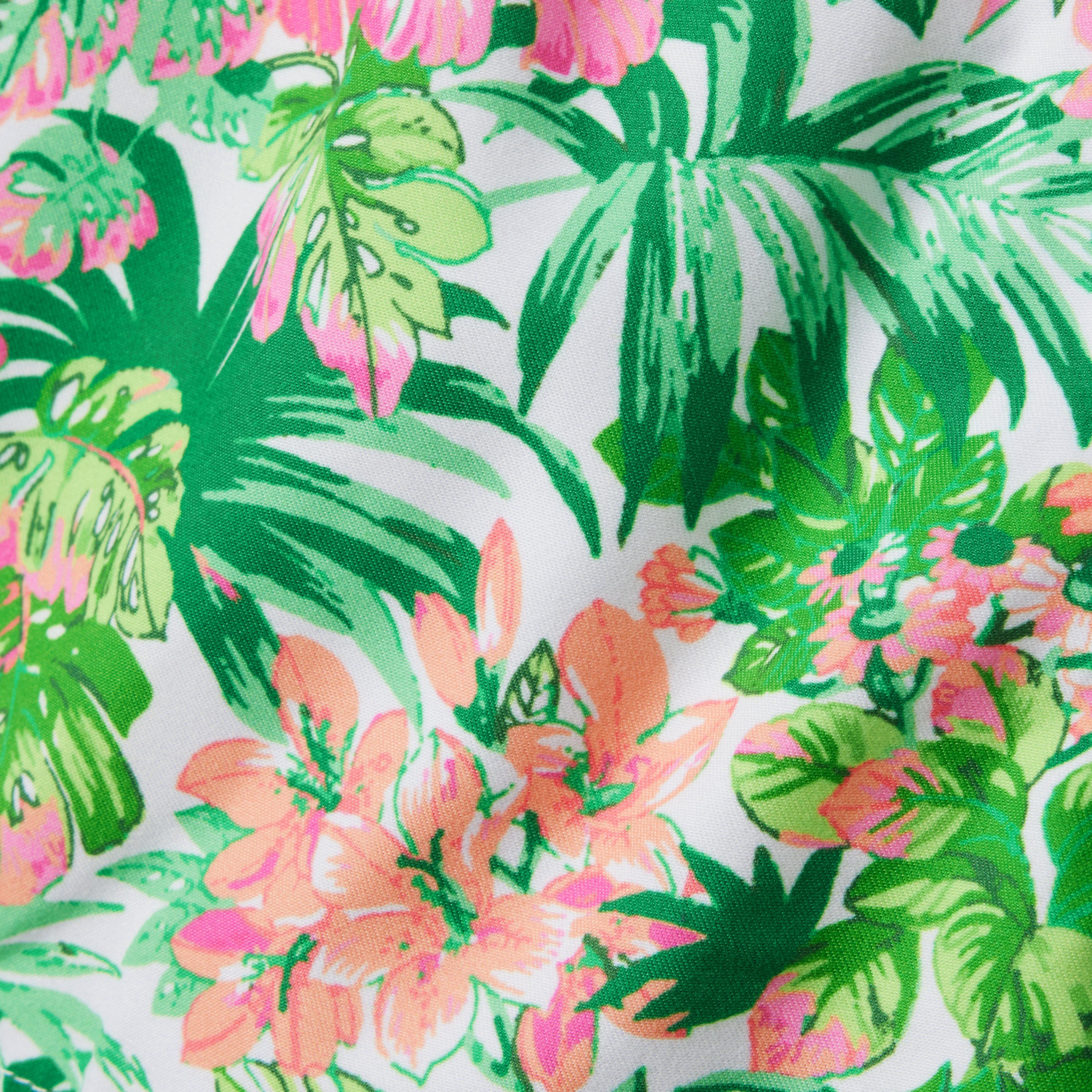 Recycled Tropical Floral Swim Trunk image number 2