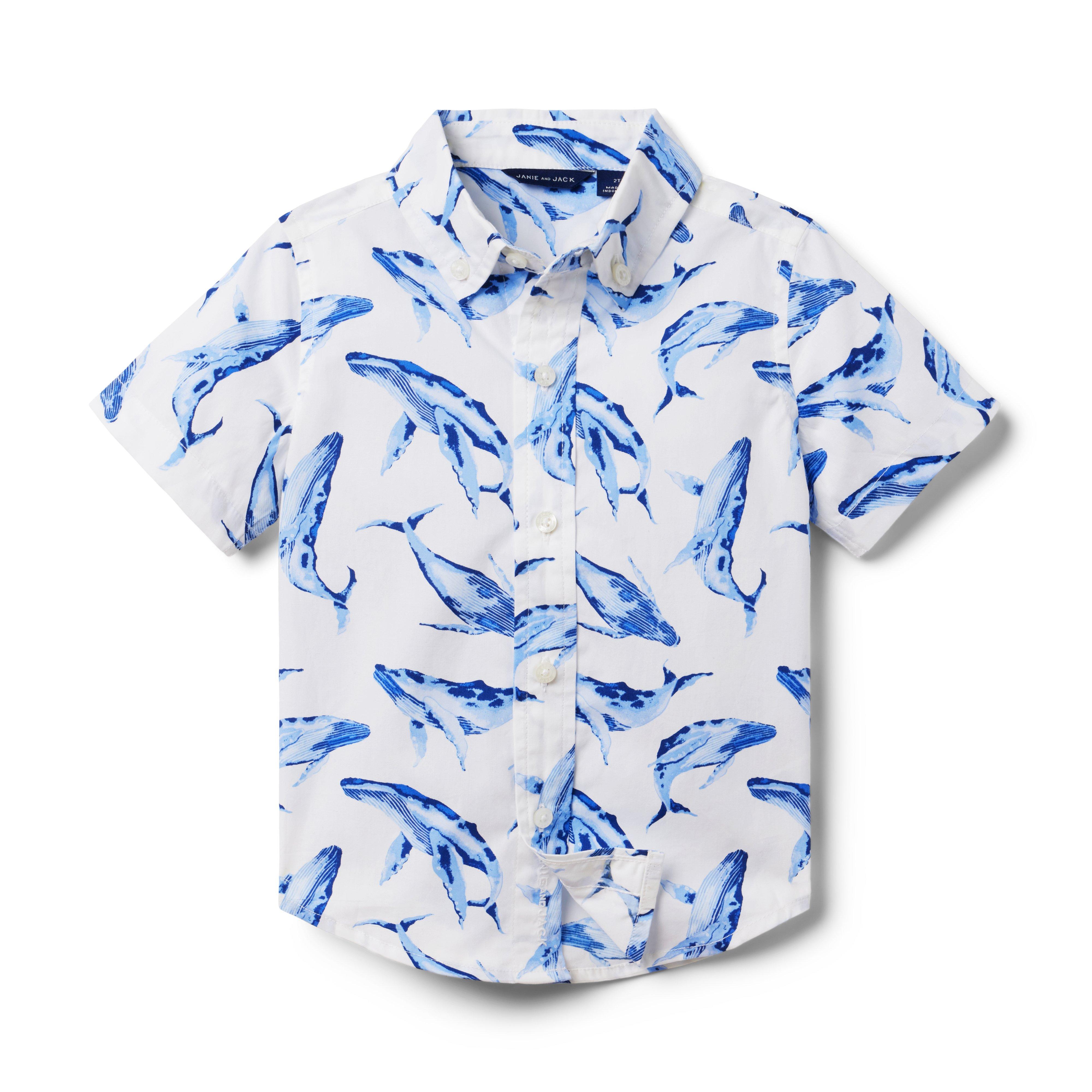 Whale Poplin Shirt image number 0