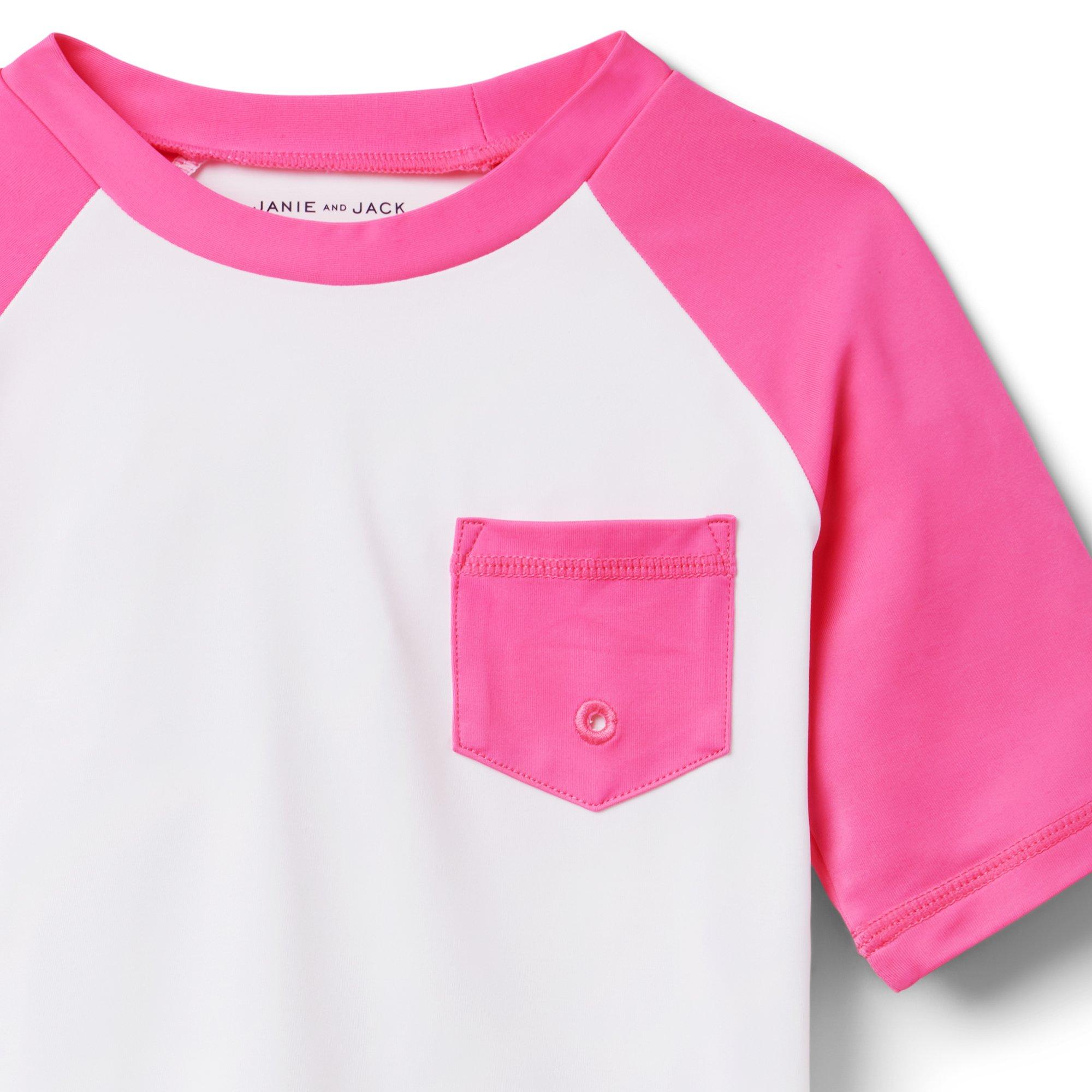 Recycled Colorblocked Rash Guard