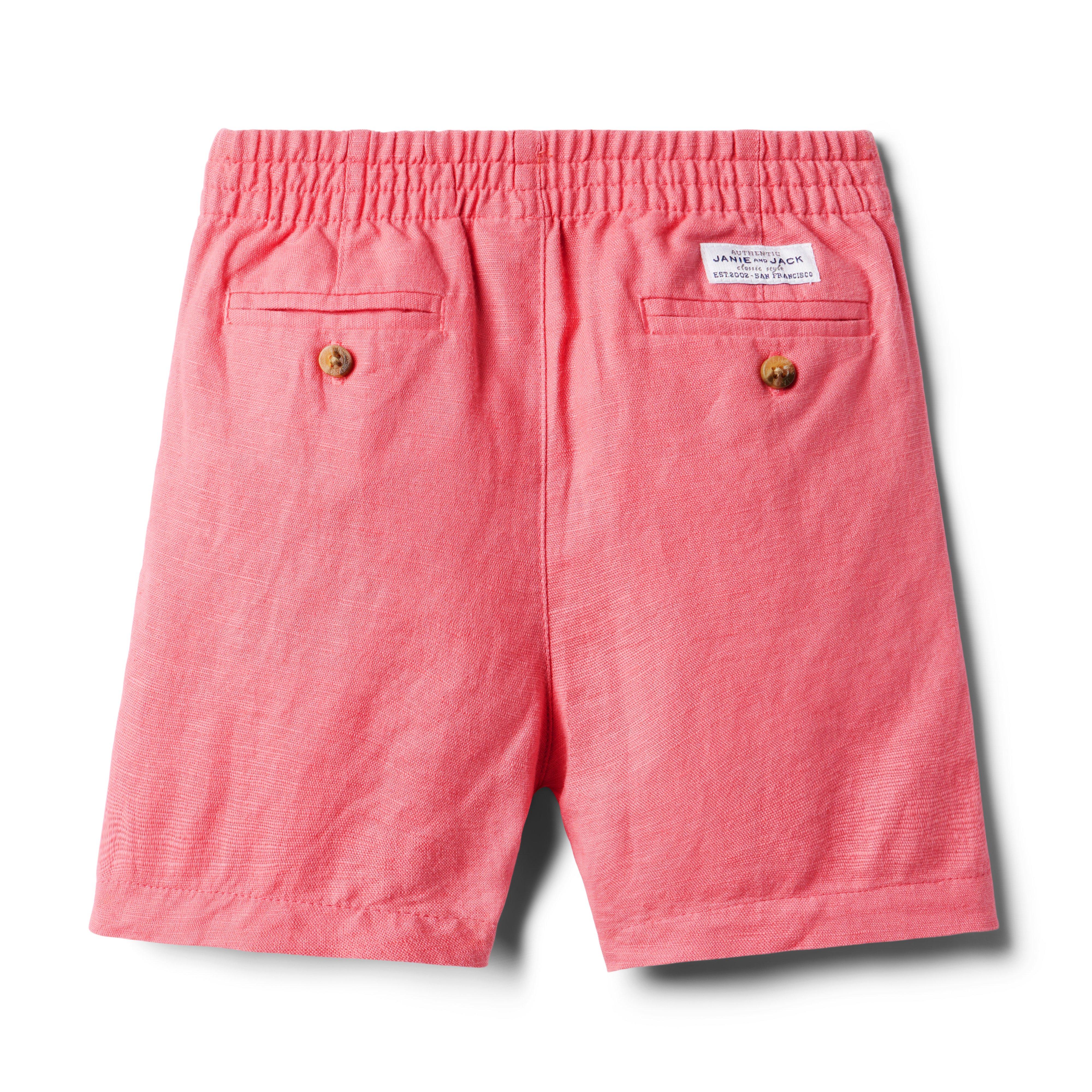 Linen-Cotton Pull-On Short