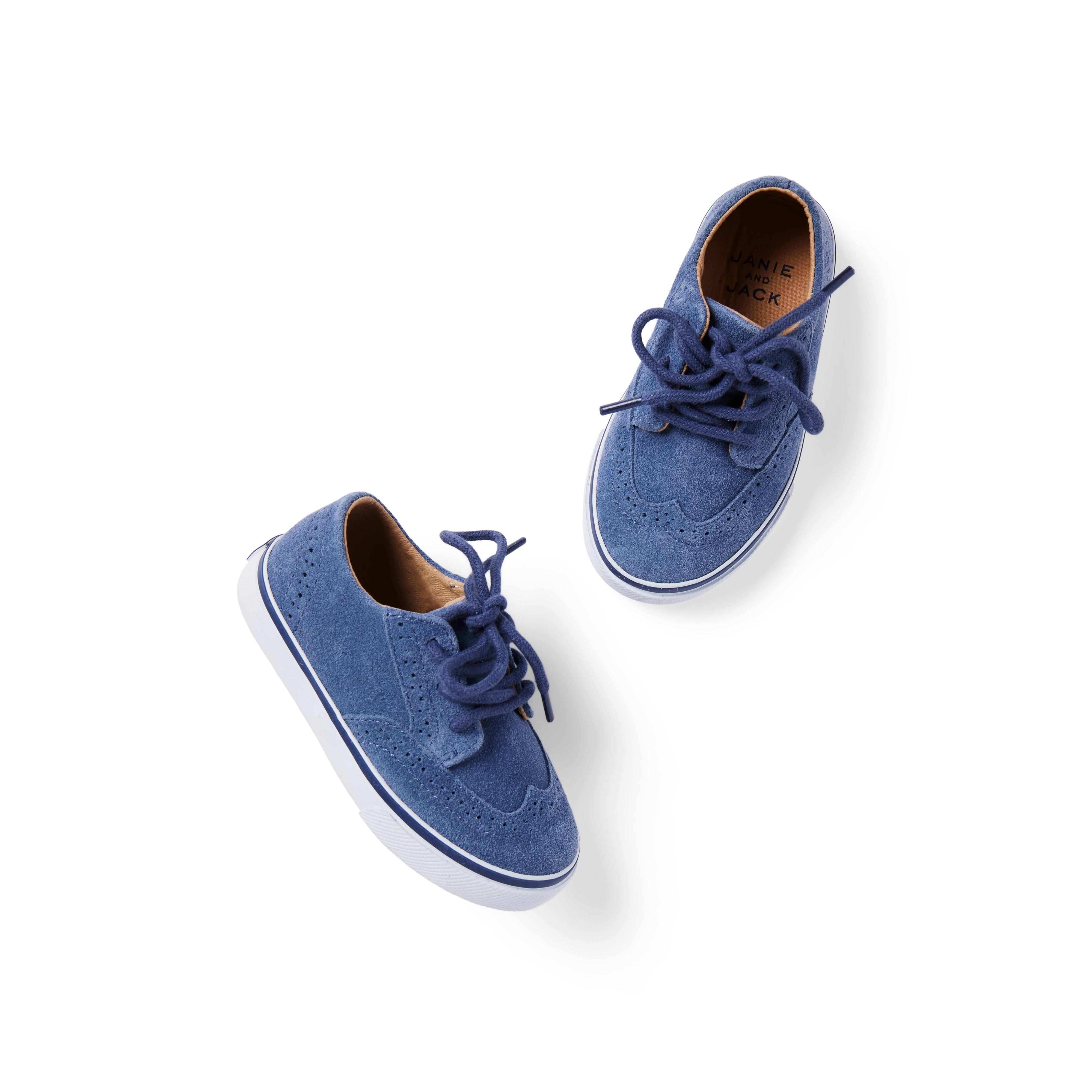 Suede Wingtip Sneaker