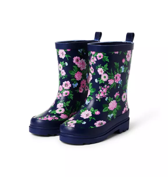 Floral Rain Boot image number 0