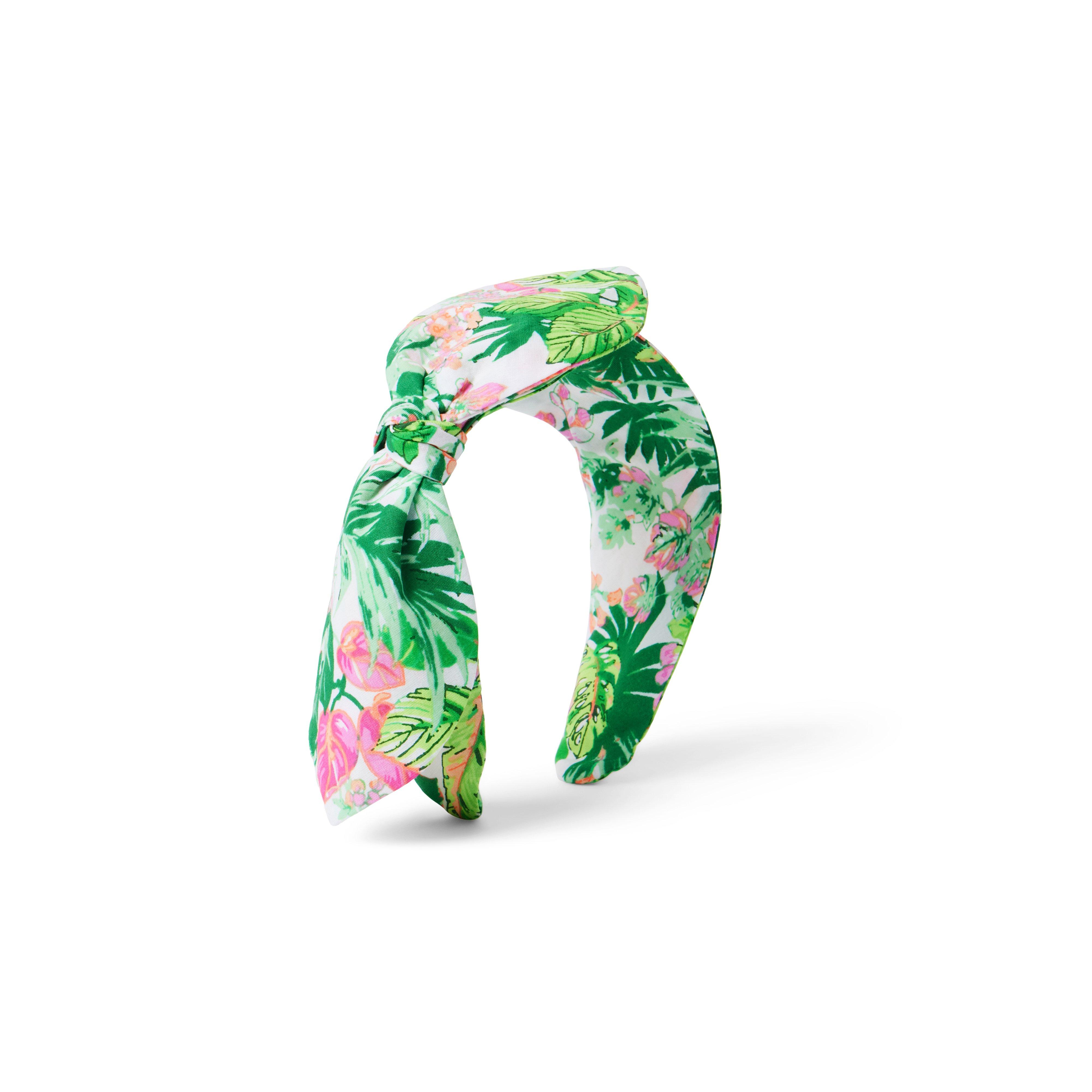 Tropical Floral Bow Headband image number 0