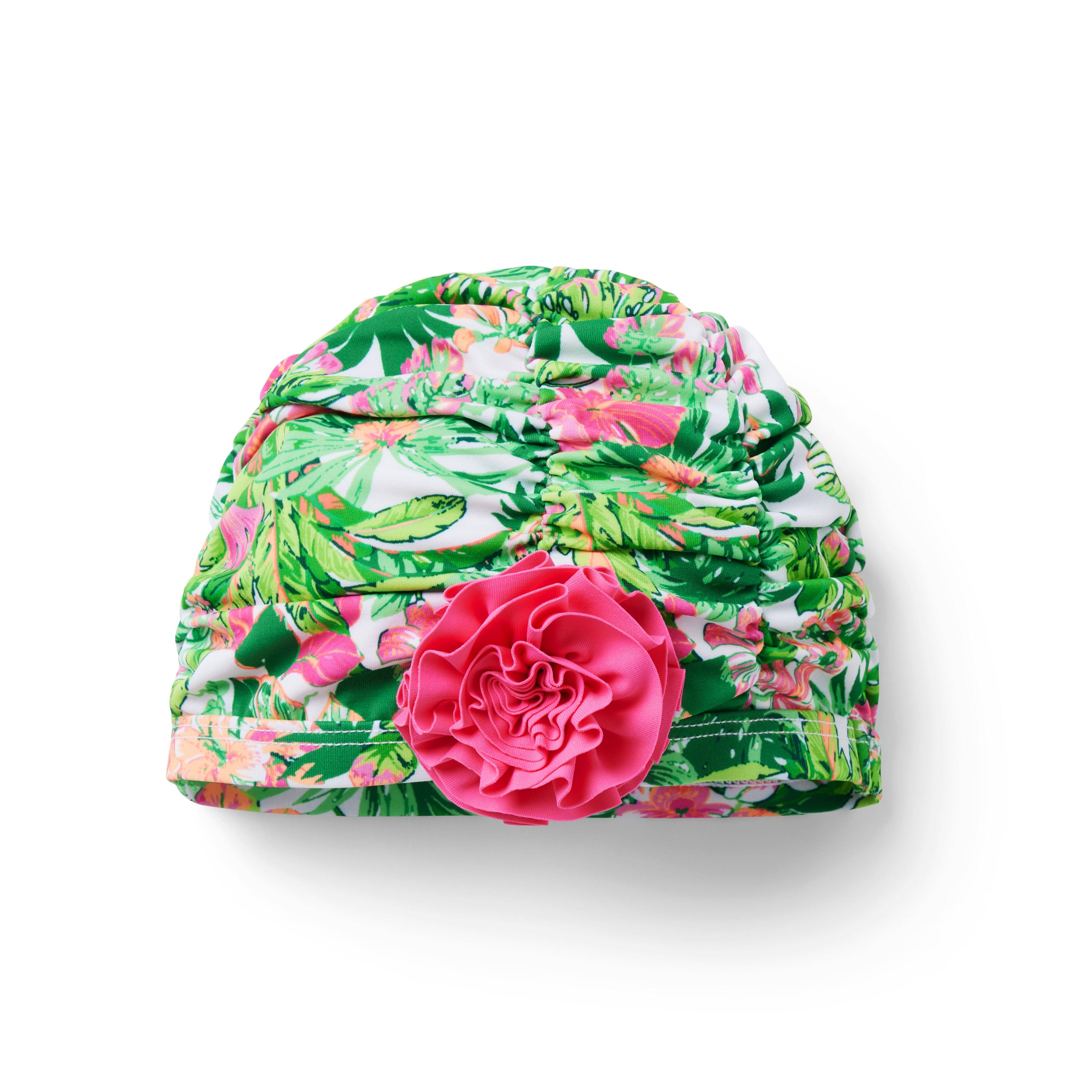 Recycled Tropical Floral Swim Headwrap