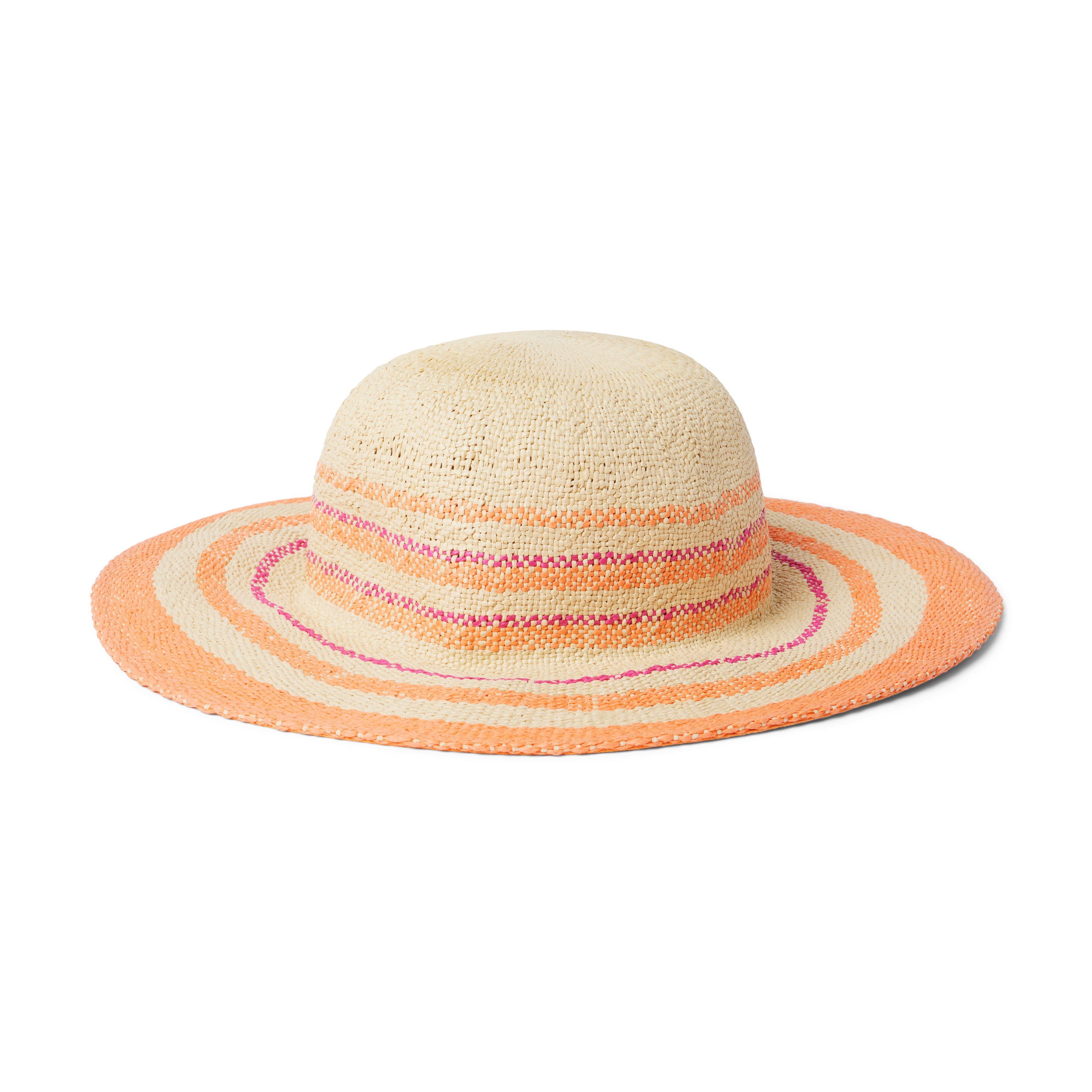 Striped Straw Sun Hat