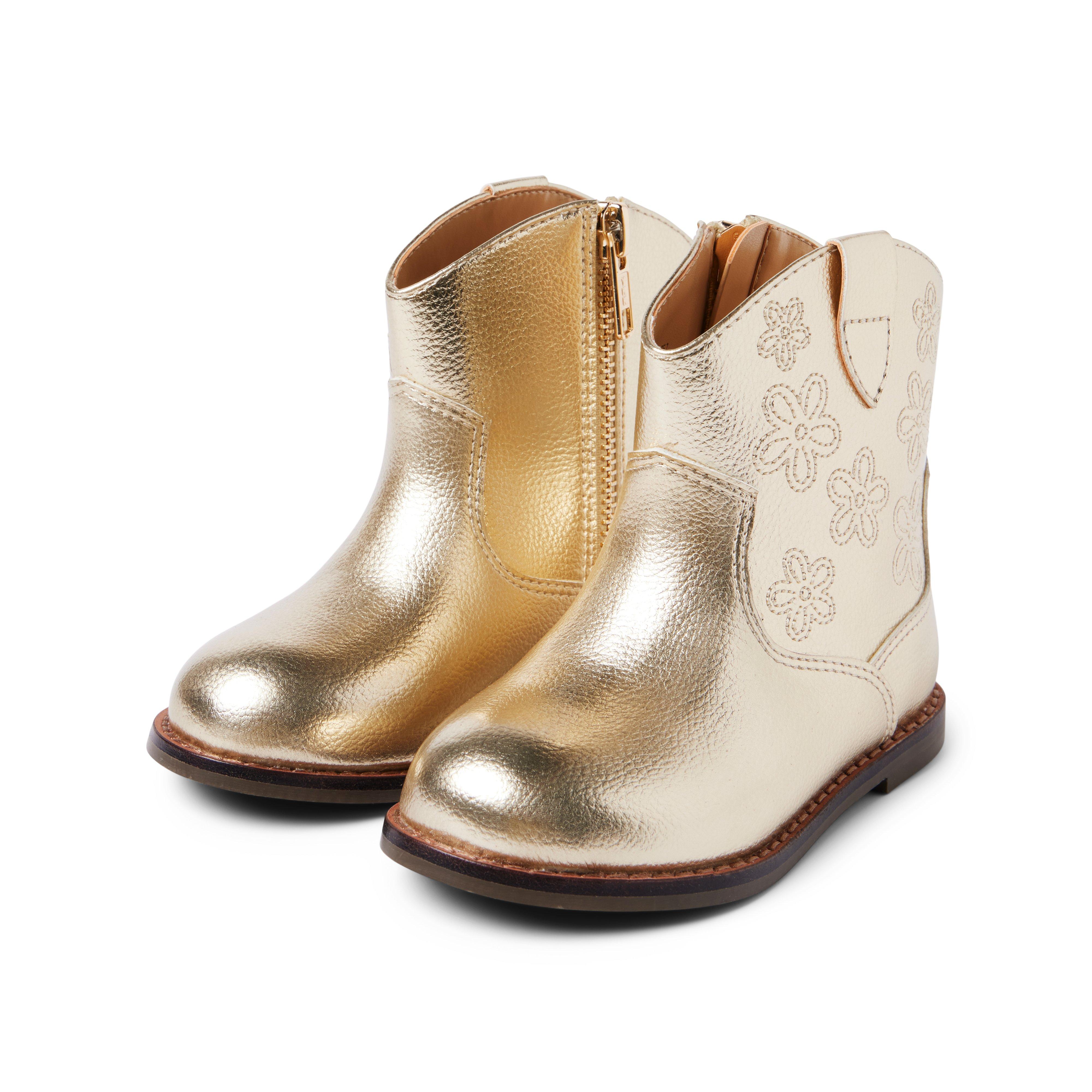 Gold boots for kids best sale