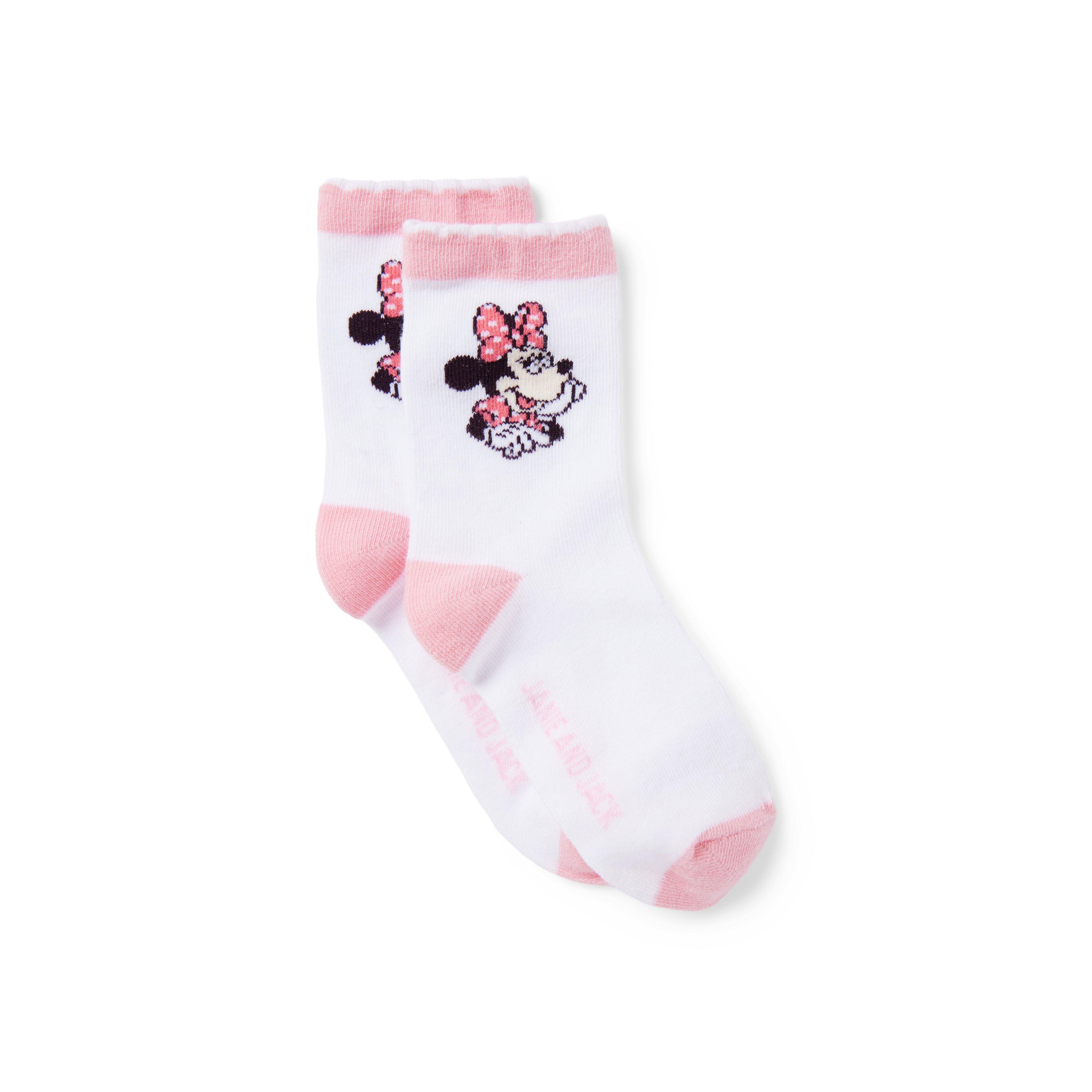 DISNEY Ladies MINNIE MOUSE Gripper Bottom Slip On Liner Socks With