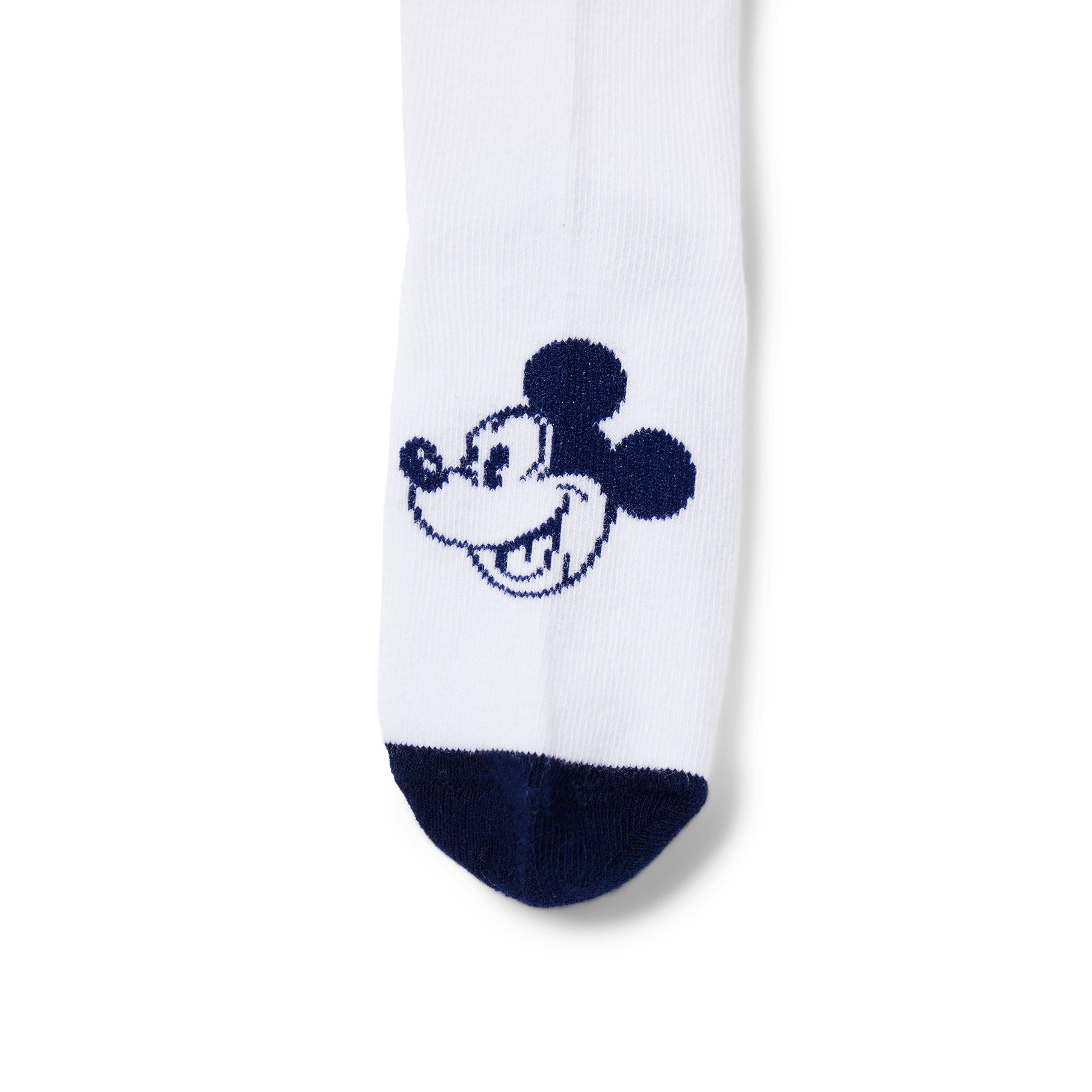 Boy White Mickey Mouse Disney Mickey Mouse Sock by Janie and Jack