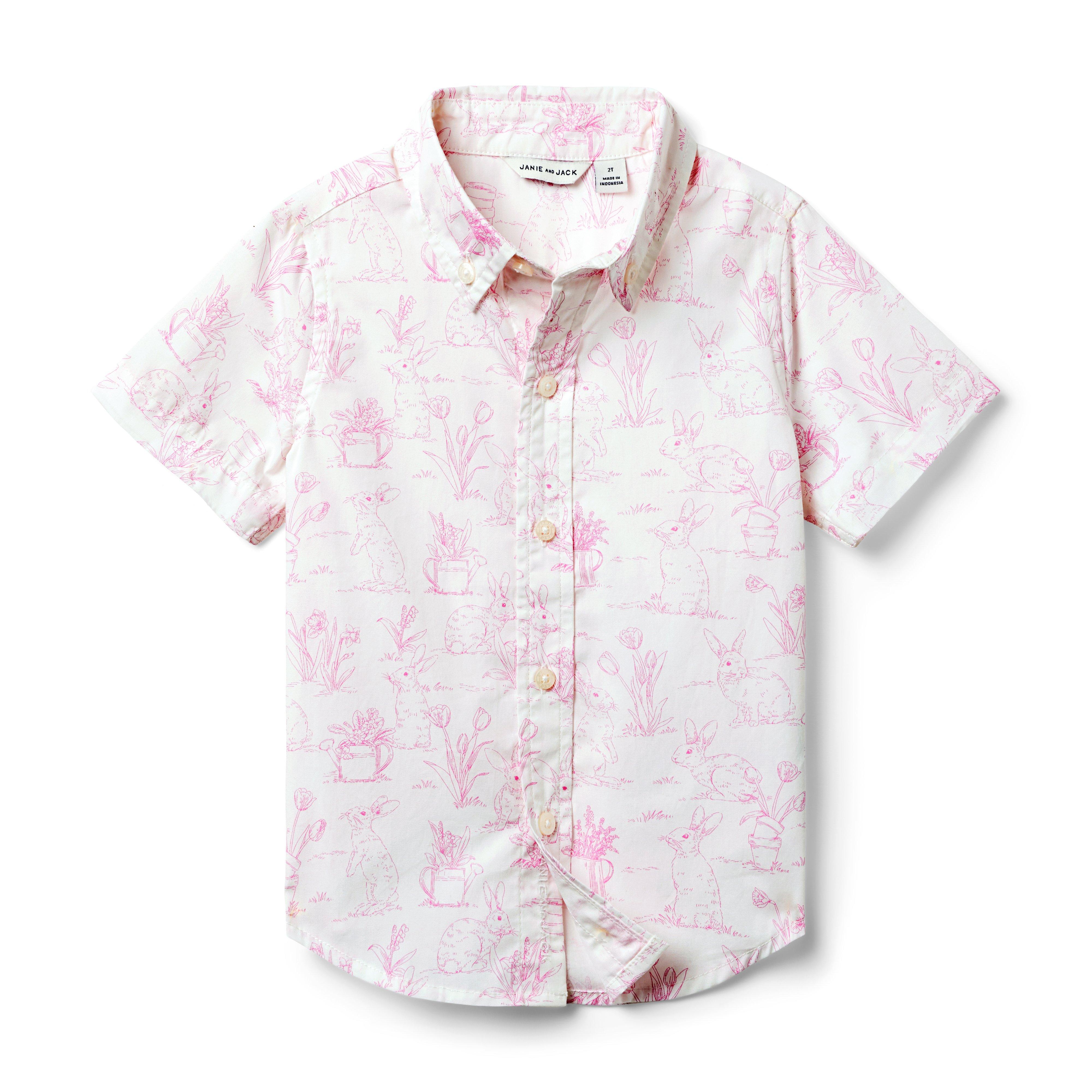 Bunny Toile Poplin Shirt image number 0