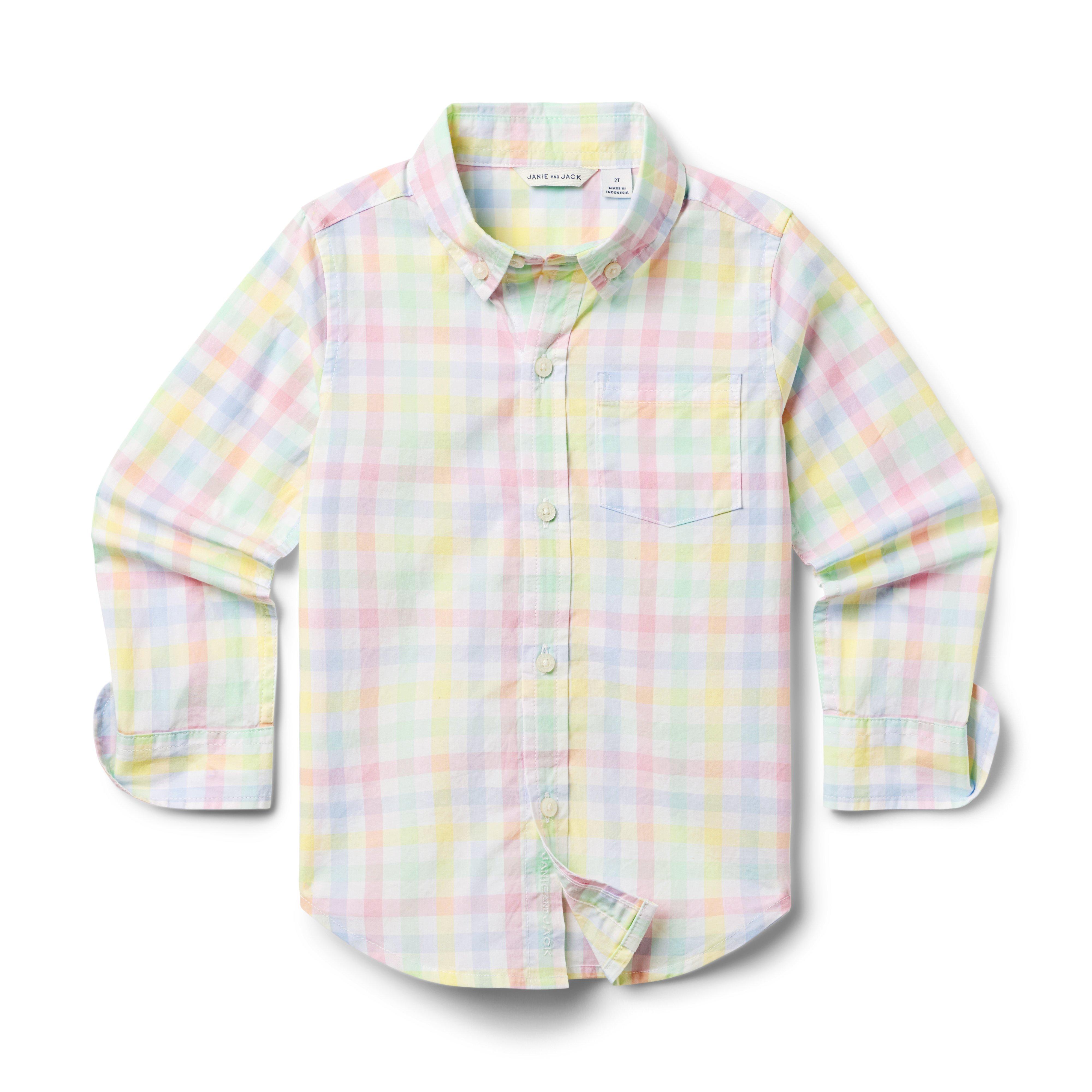 Gingham Poplin Shirt