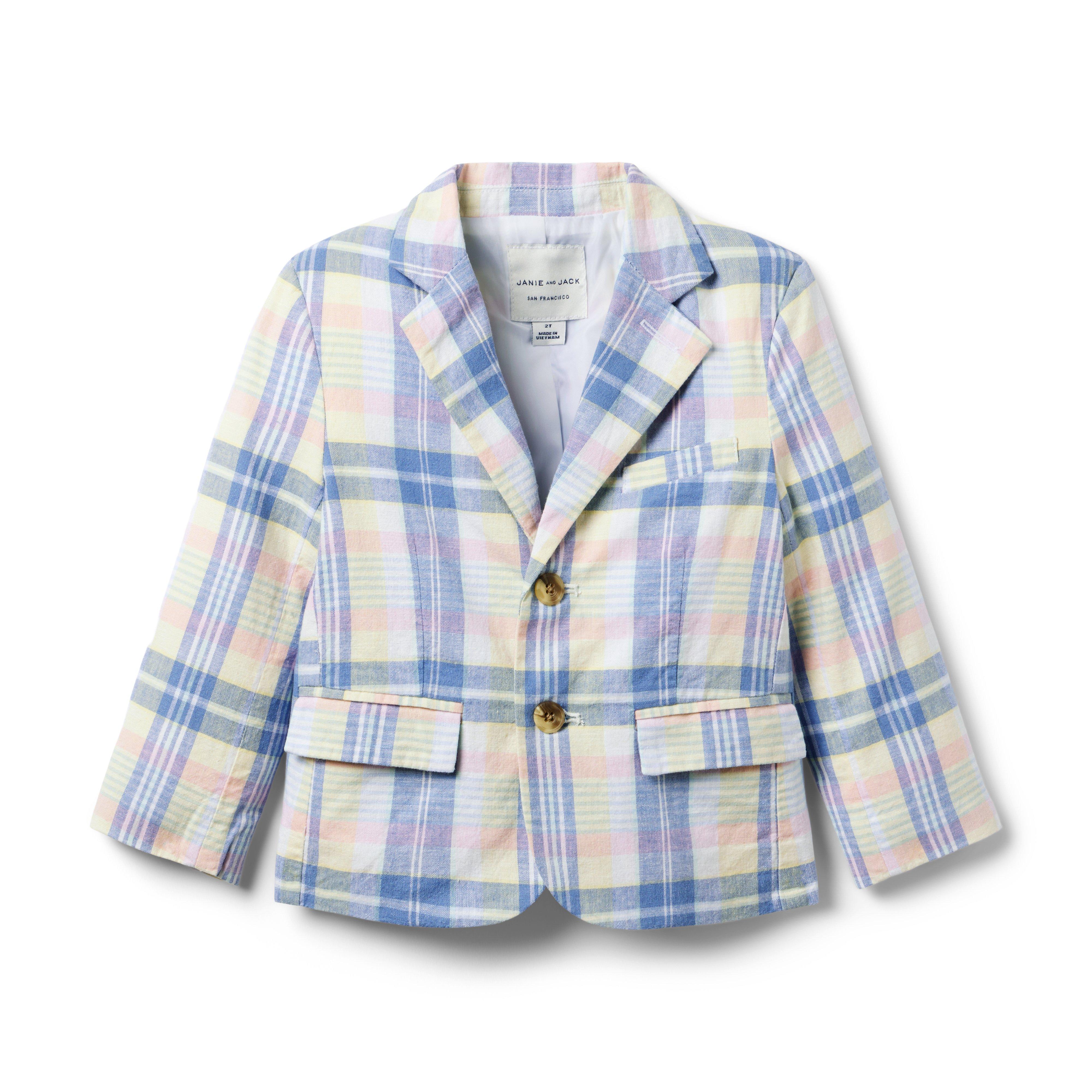 The Plaid Linen-Cotton Blazer image number 1