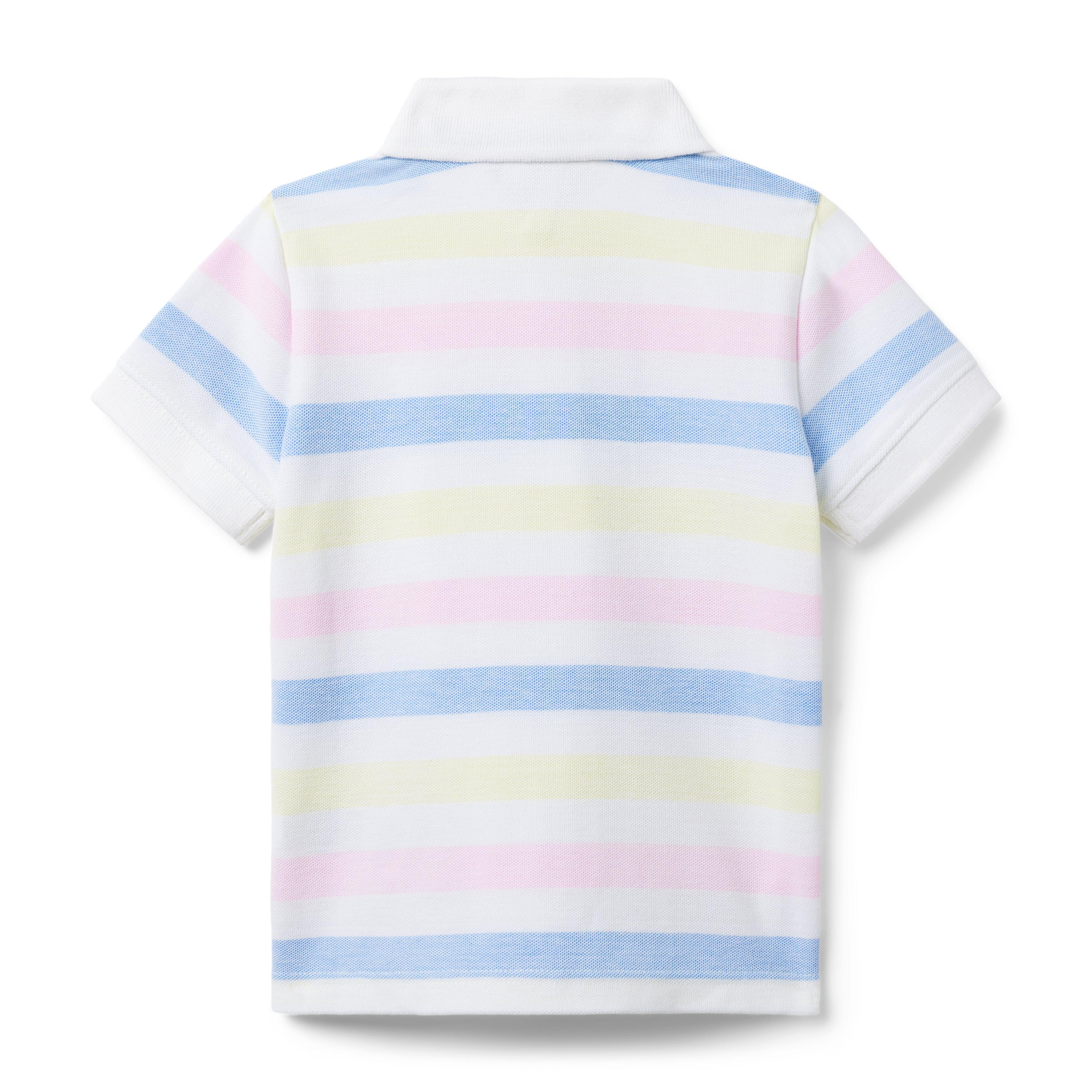 The Classic Striped Pique Polo image number 1