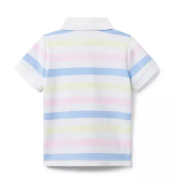 The Classic Striped Pique Polo image number 1