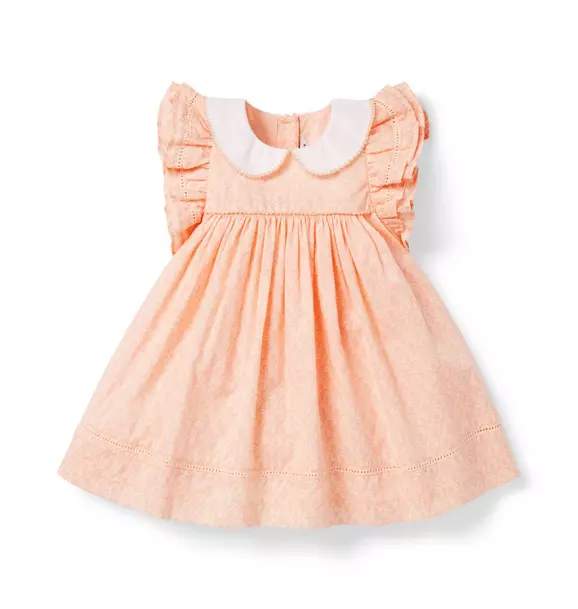Baby Floral Collared Dress image number 0